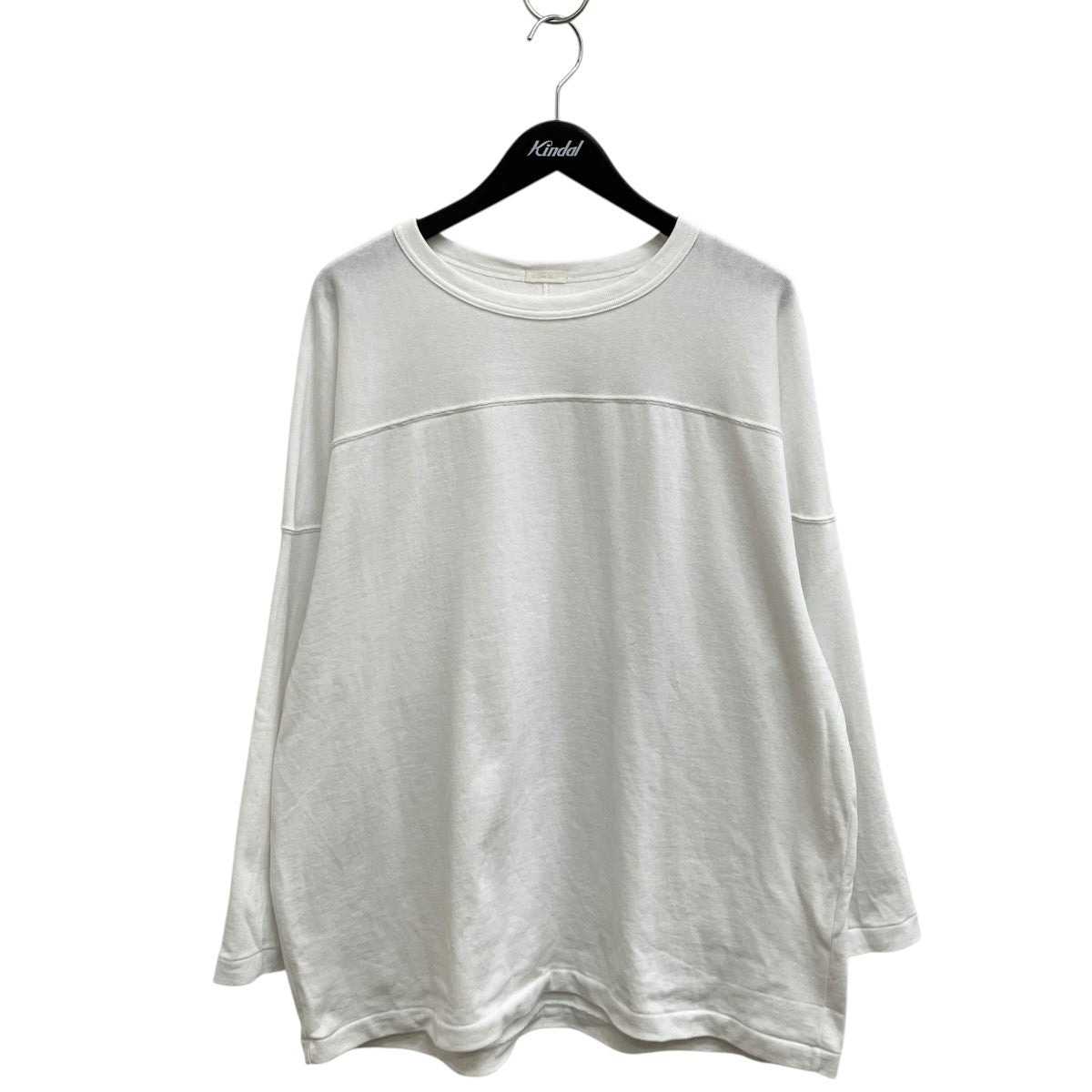 COMOLI(コモリ) フットボールTシャツ W03-05007 W03-05007 ホワイト