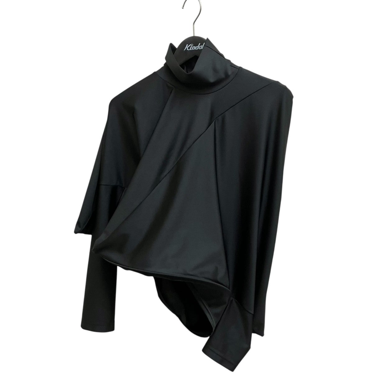 JUNYA WATANABEVネック 変形ニット 半袖 黒 梳毛リブハイネックTOP(S BLACK): JUNYA WATANABE: WOMENS｜THE TOKYO