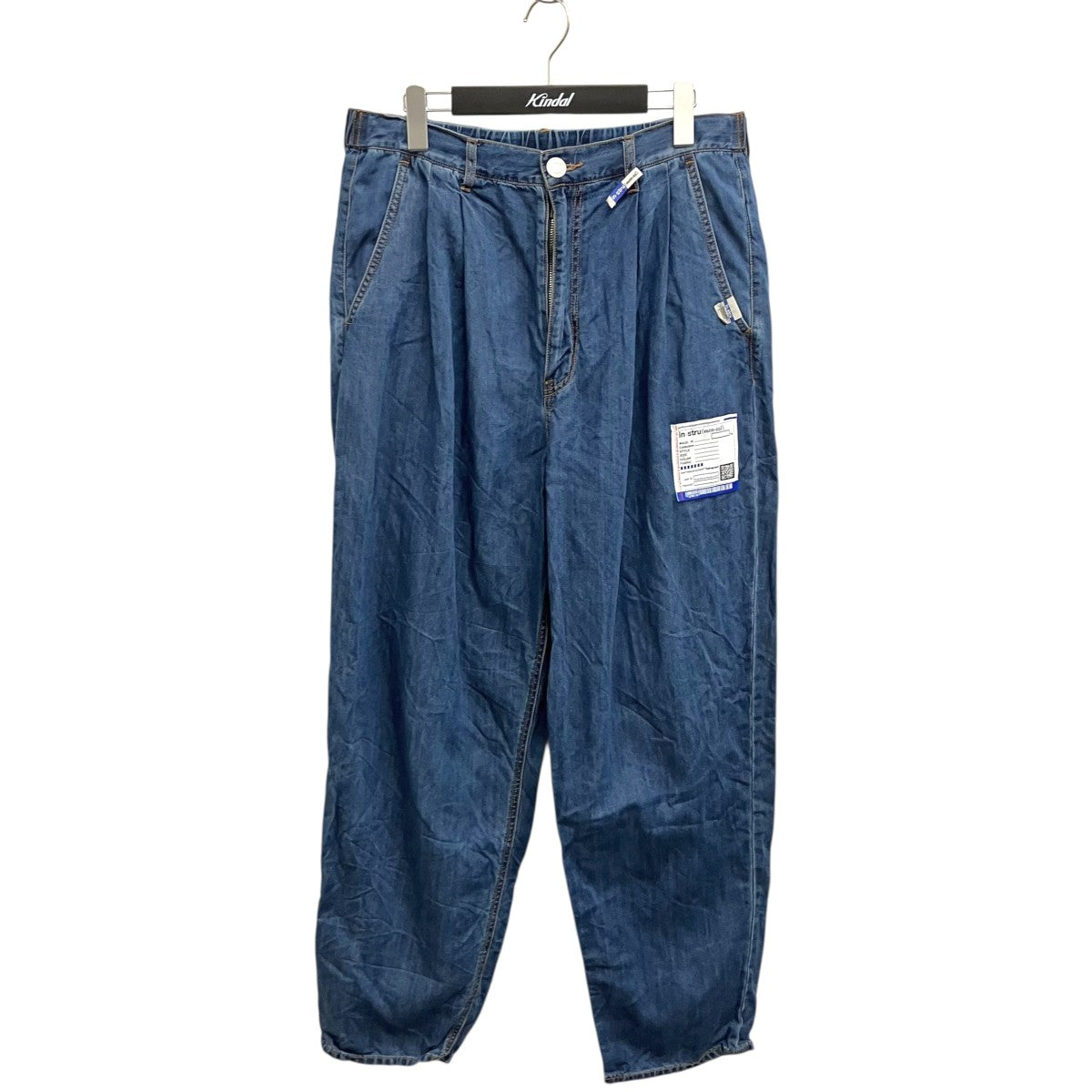 MIHARA YASUHIRO Cotton Tencel Denim Tapered Pantsデニムパンツ