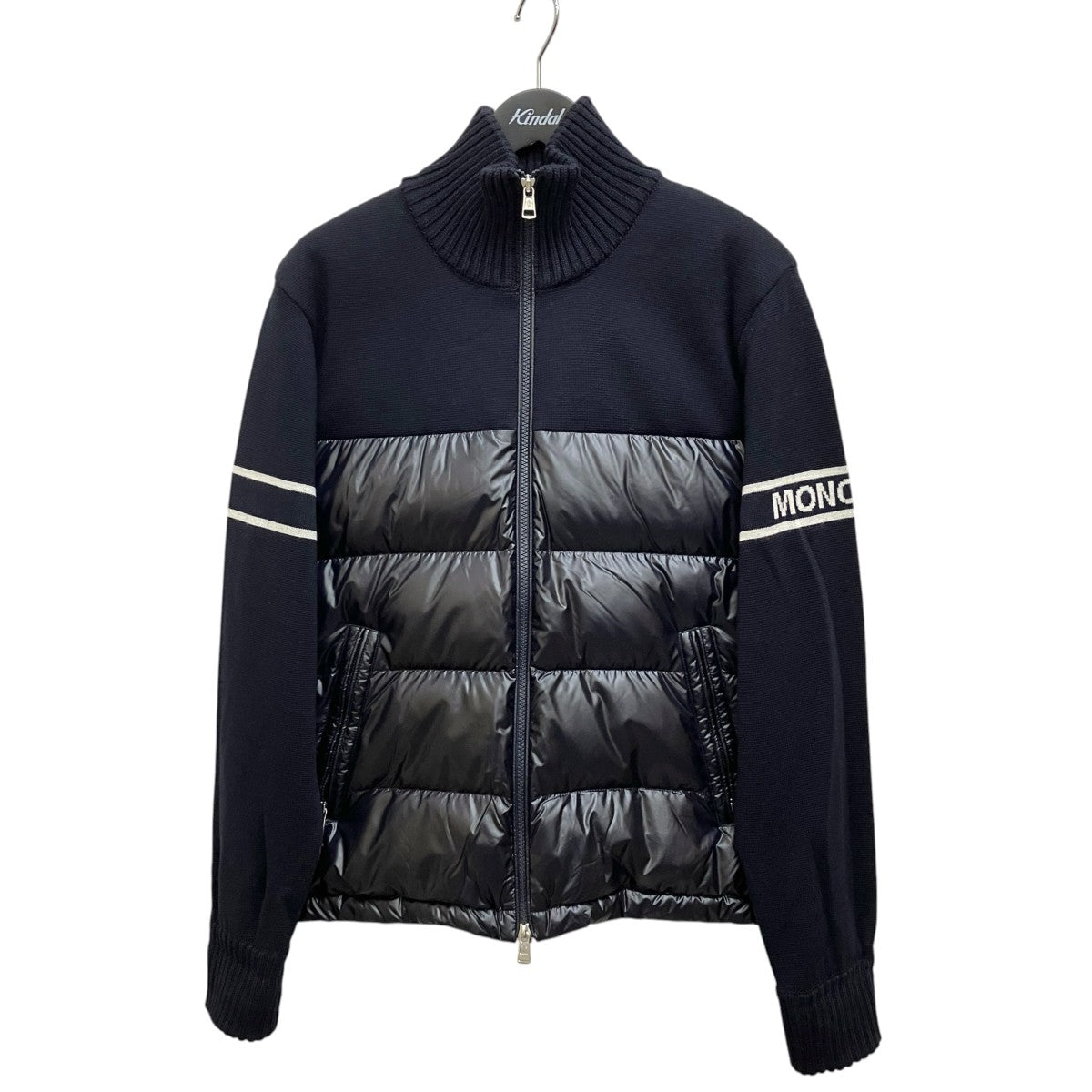 MONCLER(モンクレール) CARDIGAN TRICOTニット切替ダウンジャケット