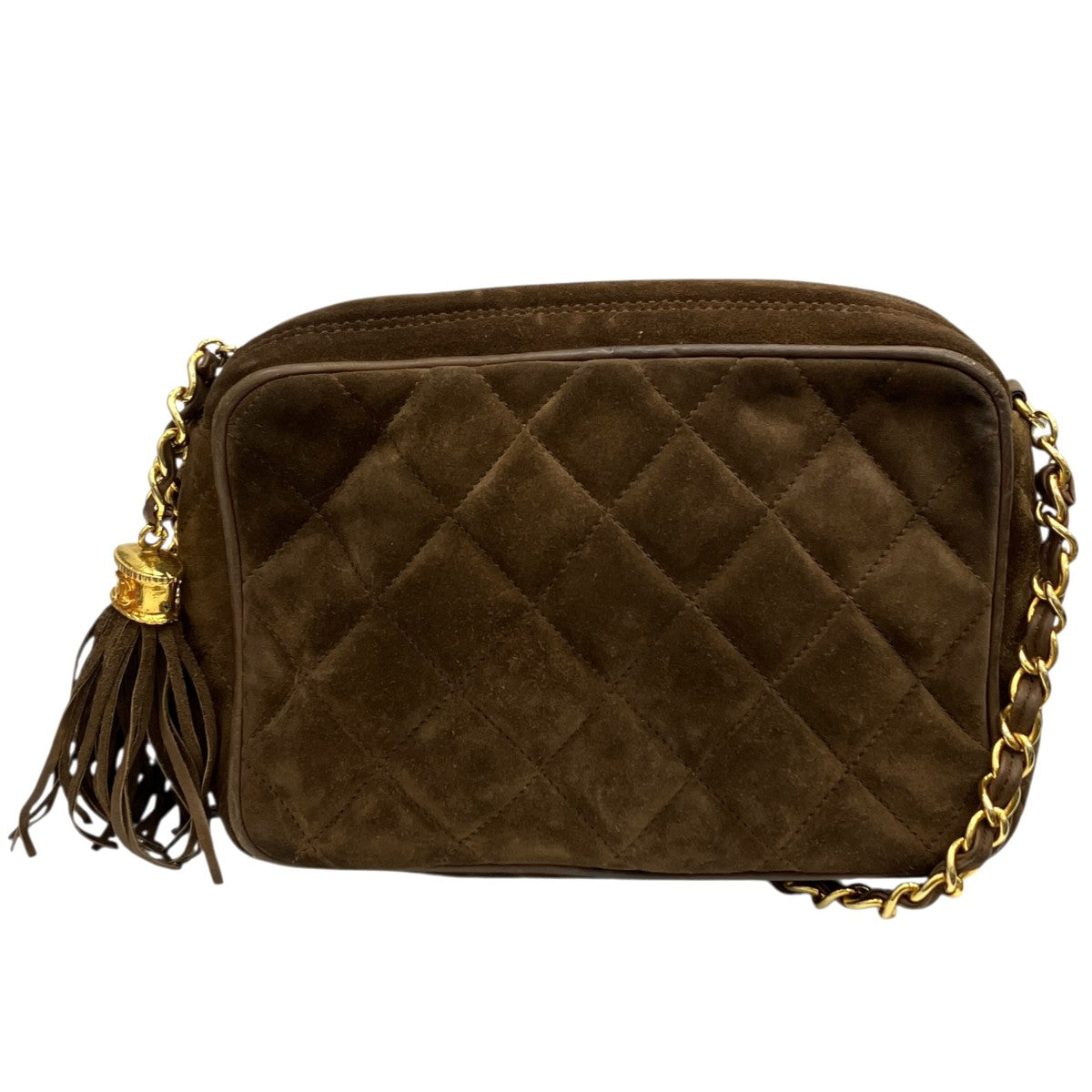 CHANEL(シャネル) マトラッセ スエードチェーンショルダーバッグ 294 