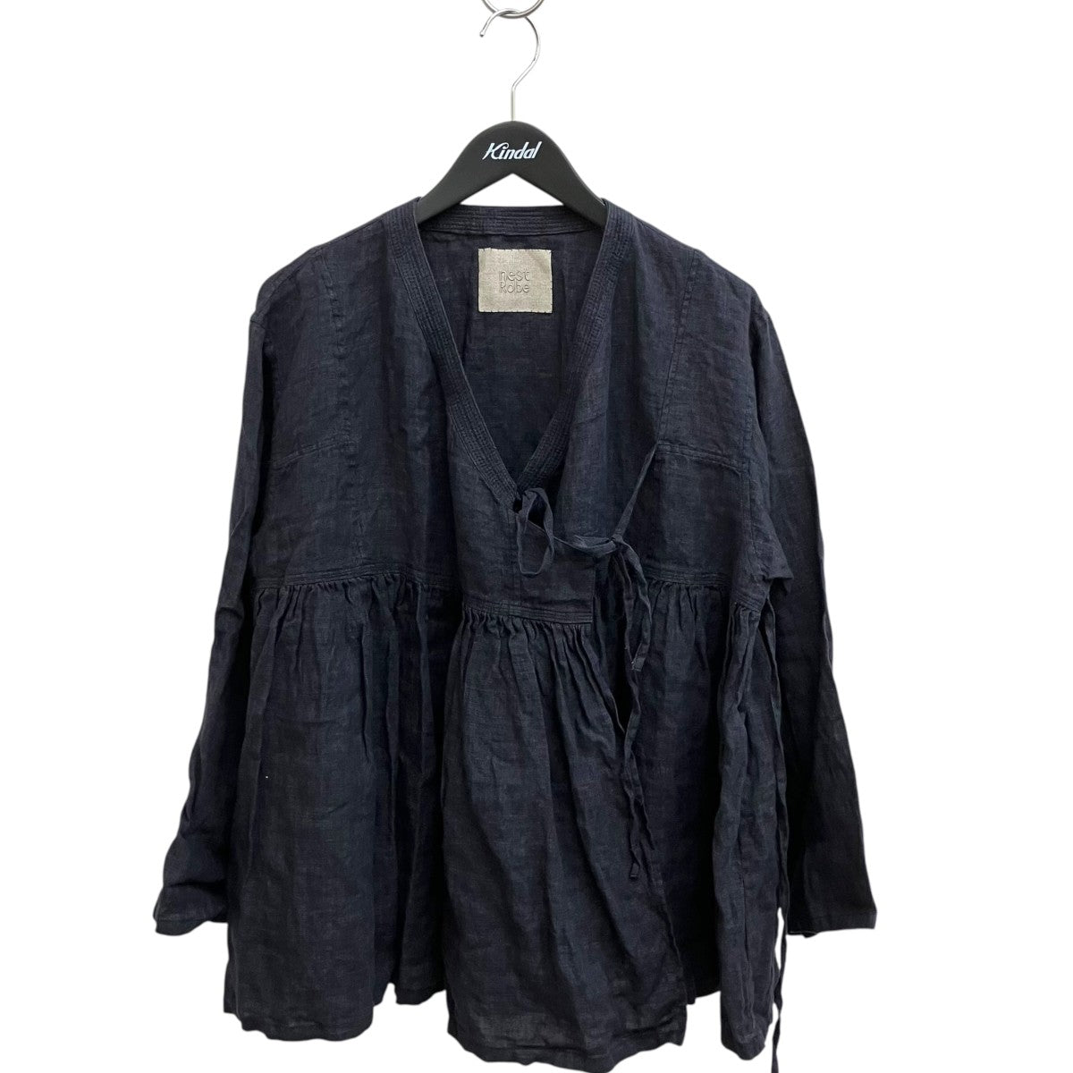 nest Robe リネン カシュクール ブラウス nest Robe(ネストローブ) リネンカシュクールブラウス 01232-6003