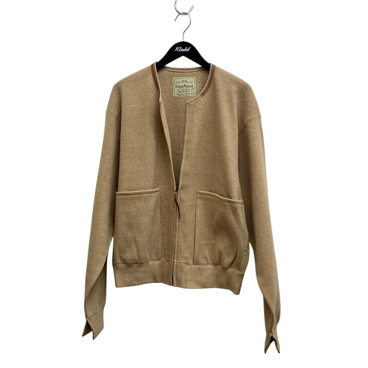 HALF ZIP CARDIGAN /SUNSEA3106