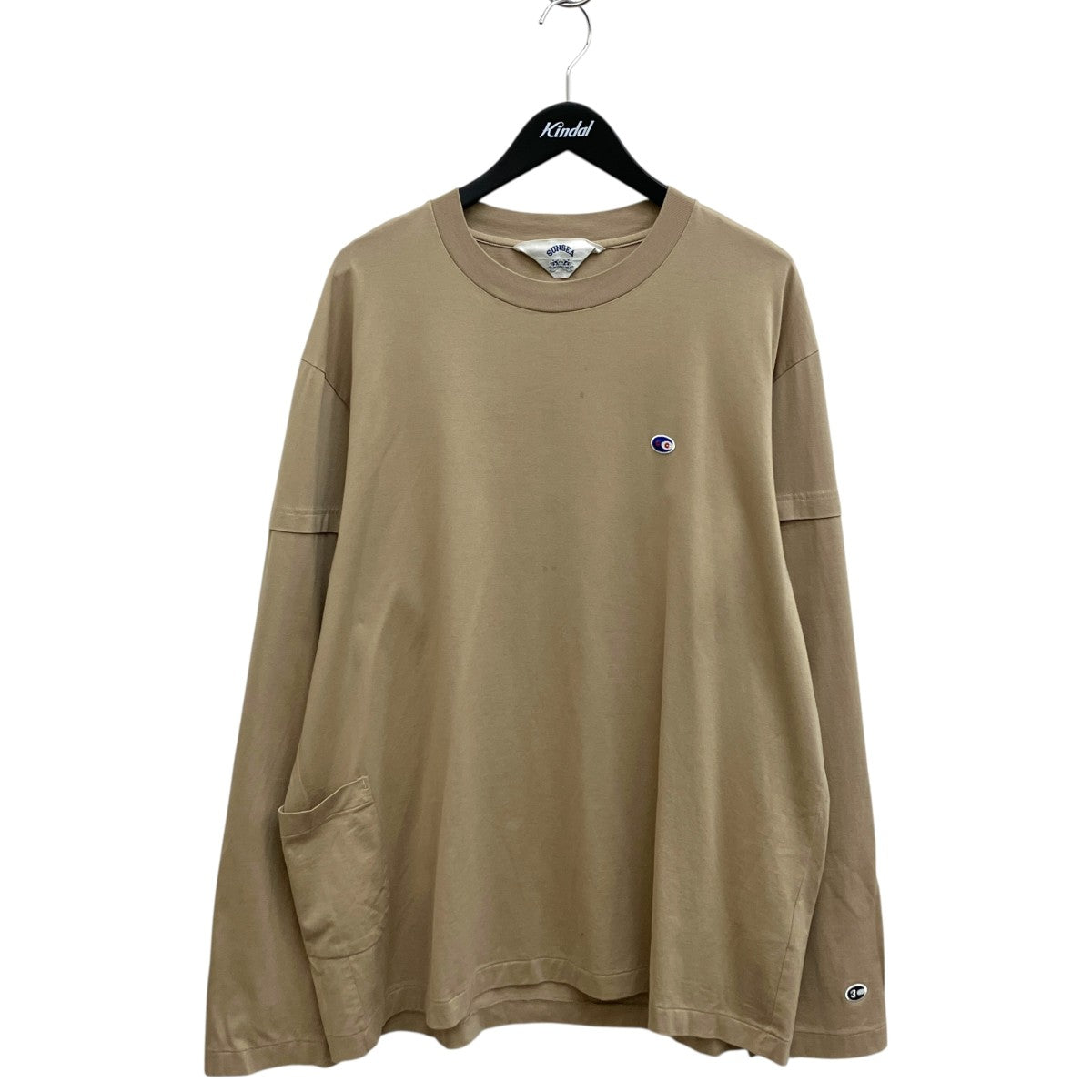 SUNSEA(サンシー) 長袖Tシャツ22S08 22S08 ベージュ サイズ 3｜【公式 