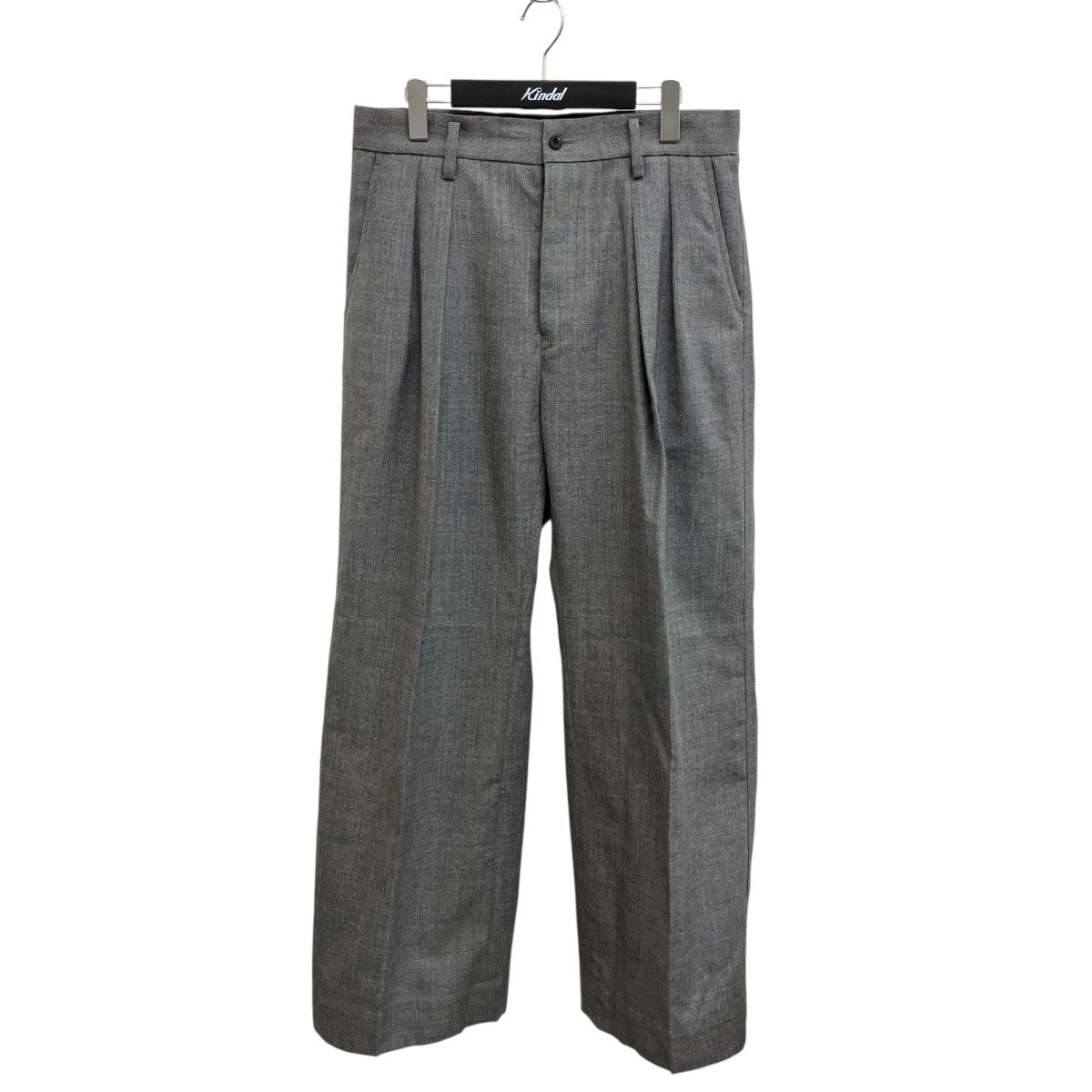 パンツ ensou. Doni's Trousers ensou(エンソウ) Doni's Trousersスラックス グレー サイズ L｜【公式