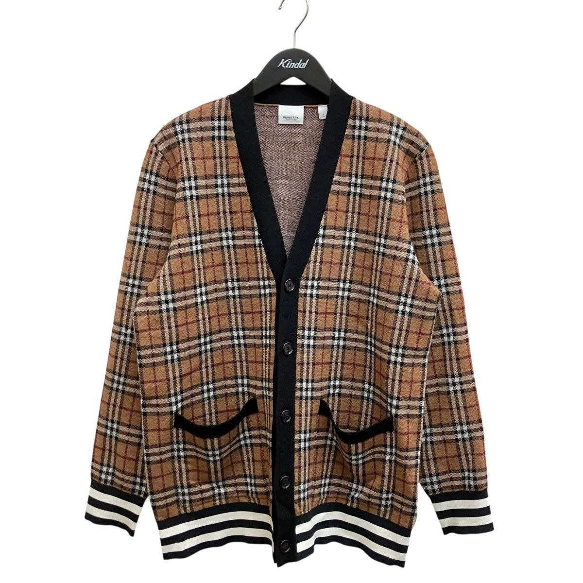 BURBERRY LONDON(バーバリーロンドン) チェックニットカーディガン