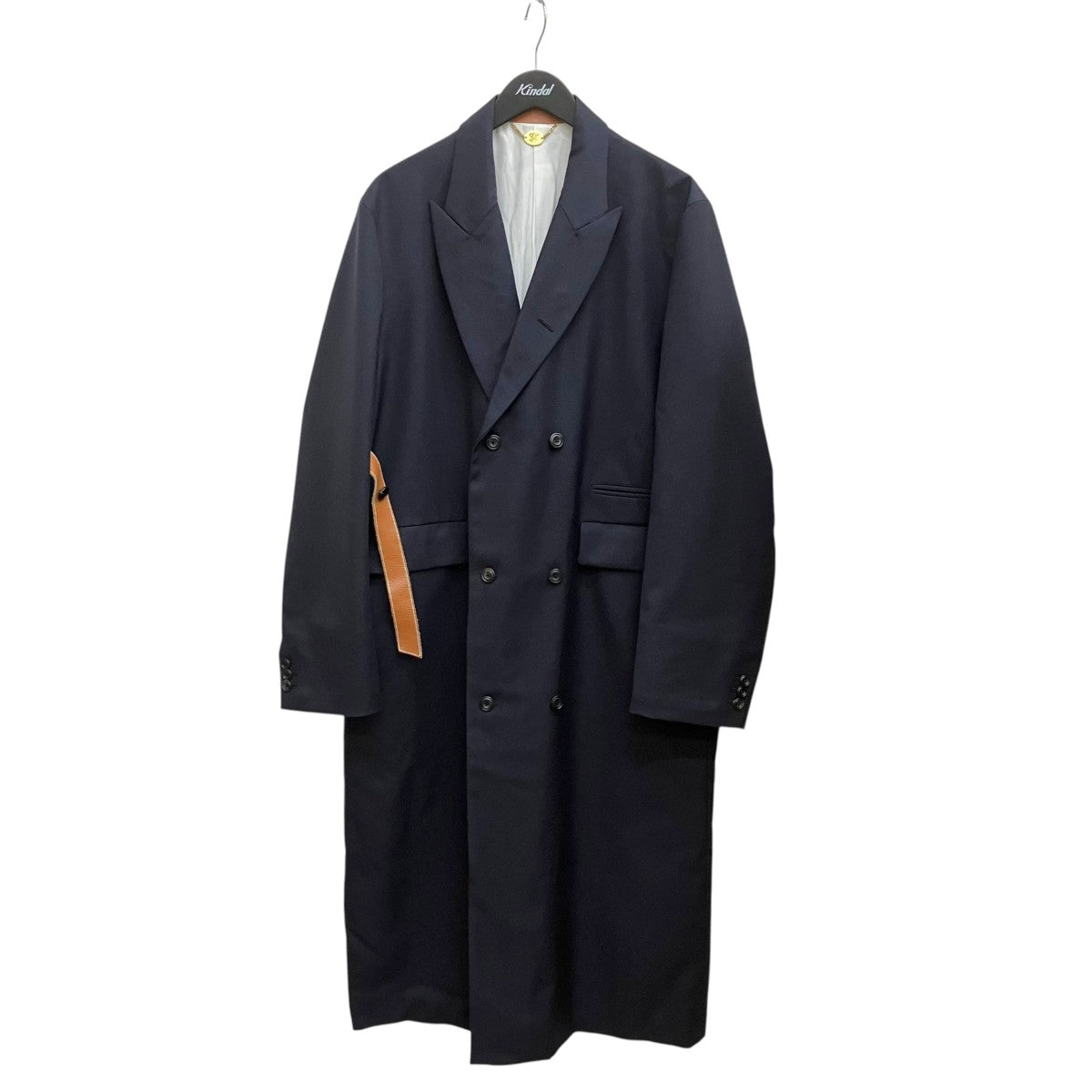 SUNSEA(サンシー) Navy Double-breasted Coatコート20A33 20A33