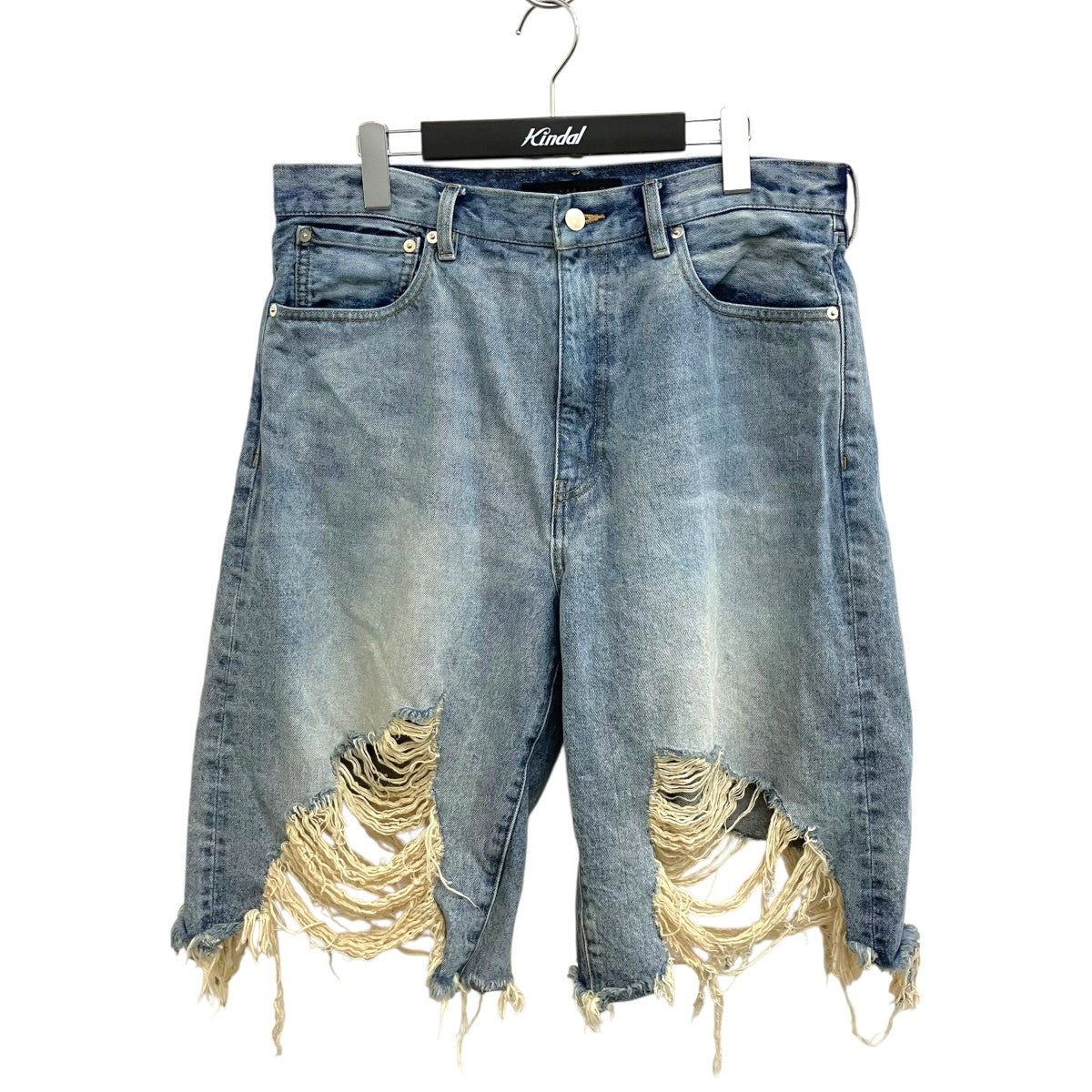 パンツ jun nakayama JN DISTRESSED DENIM SHORTS JUN NAKAYAMA(ジュン ナカヤマ) JN RIPPED DENIM SHORTSデニムショート