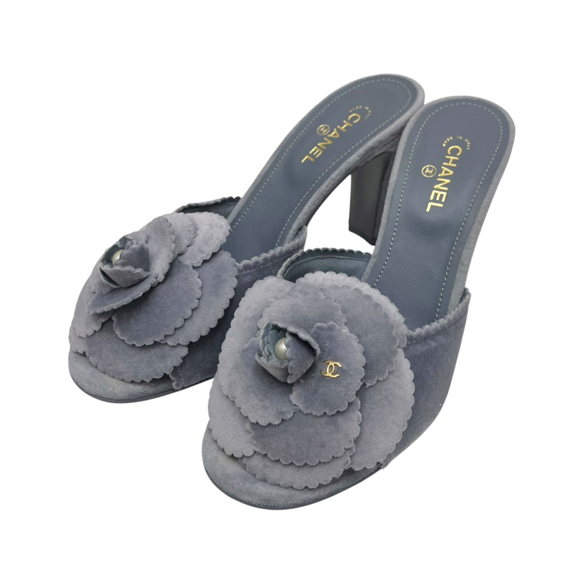 CHANEL(シャネル) カメリア ココマークヒールサンダルG45932 G45932