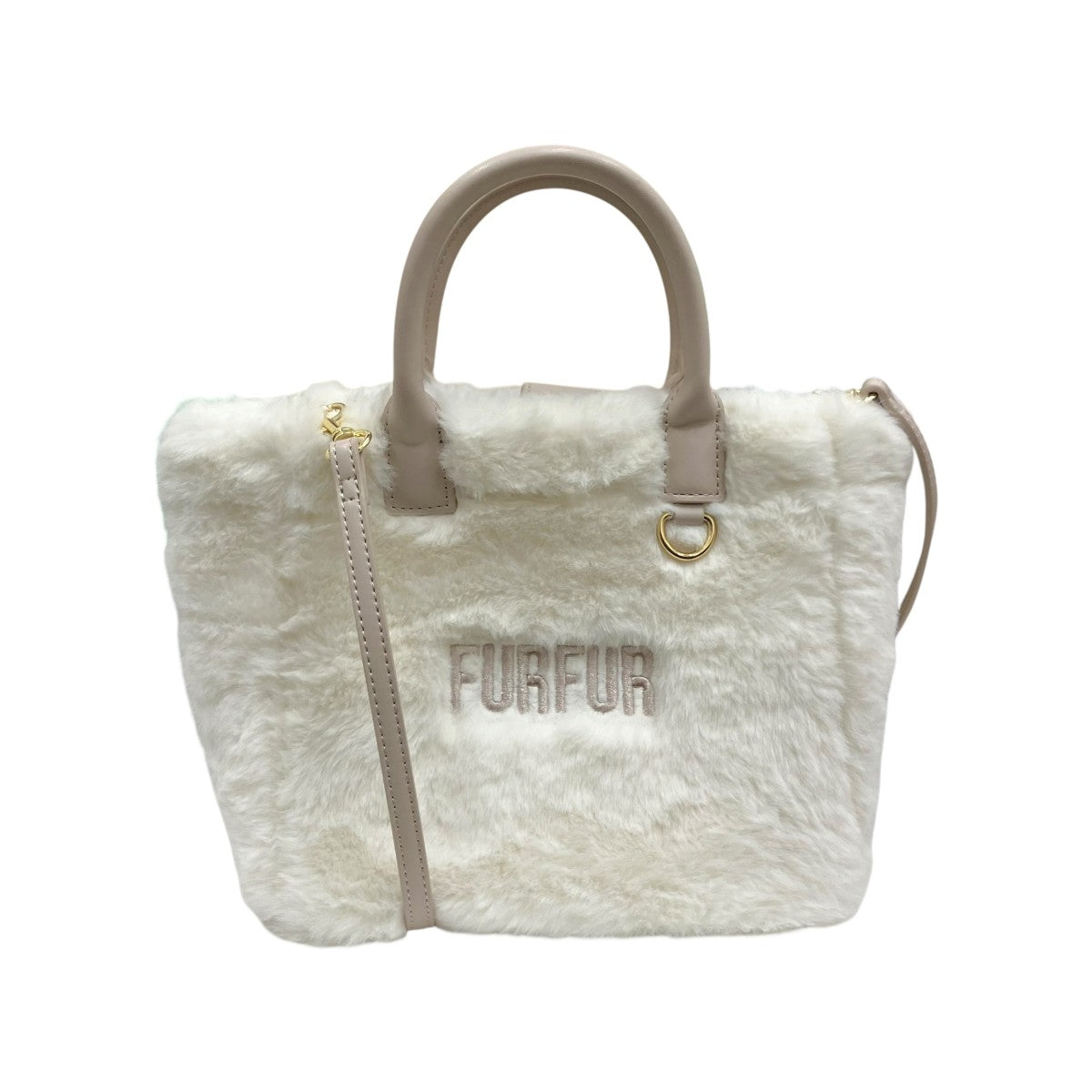 Furfur ファー ショルダーバッグ ダブルフェイスミニショルダーバッグ