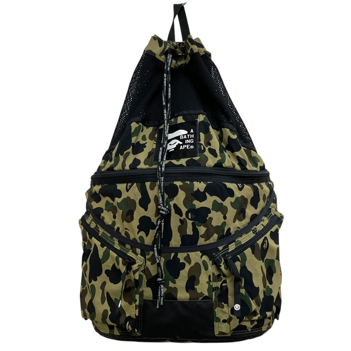 A BATHING APE(アベイシングエイプ) メッシュバッグ グリーン｜【公式