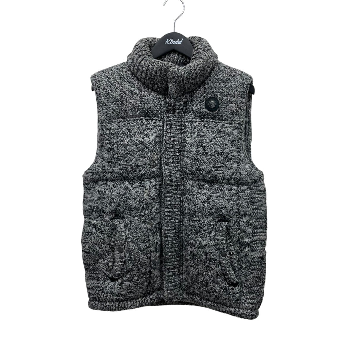極美品　定価49800　DIESEL　ダウンベスト黒/グレー LLサイズ DIESEL(ディーゼル) ダウンベスト グレー サイズ S｜【公式】カインド