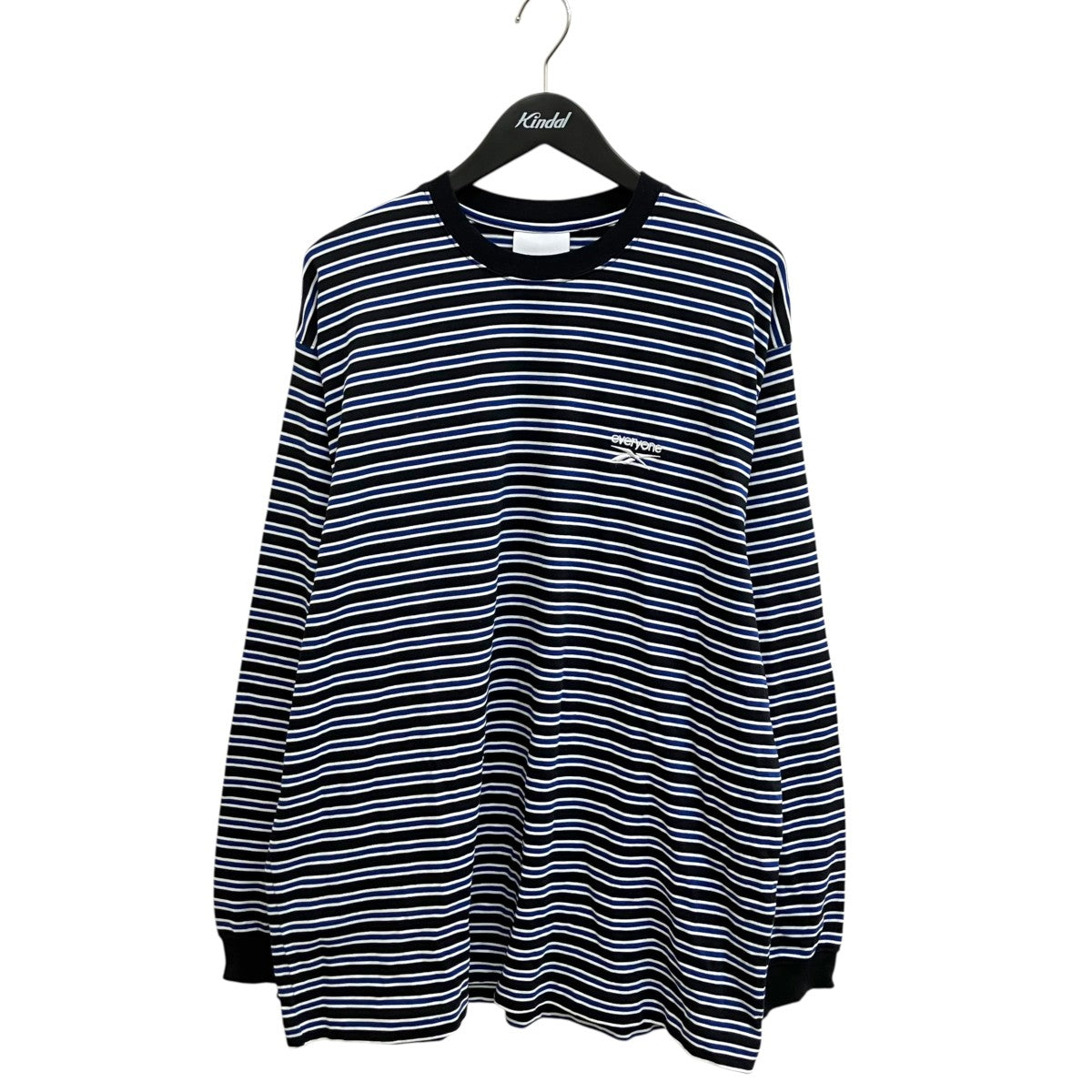 everyone Reebok CLASSIC BORDER TEE サイズL everyone×REEBOK CLASSIC BORDER LONG SLEEVE TEE SHIRT RB00059