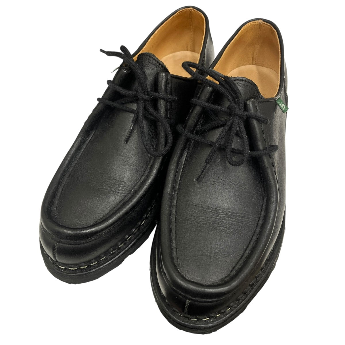 PARABOOT(パラブーツ) MICHAELレザーシューズ ブラック サイズ 6(約