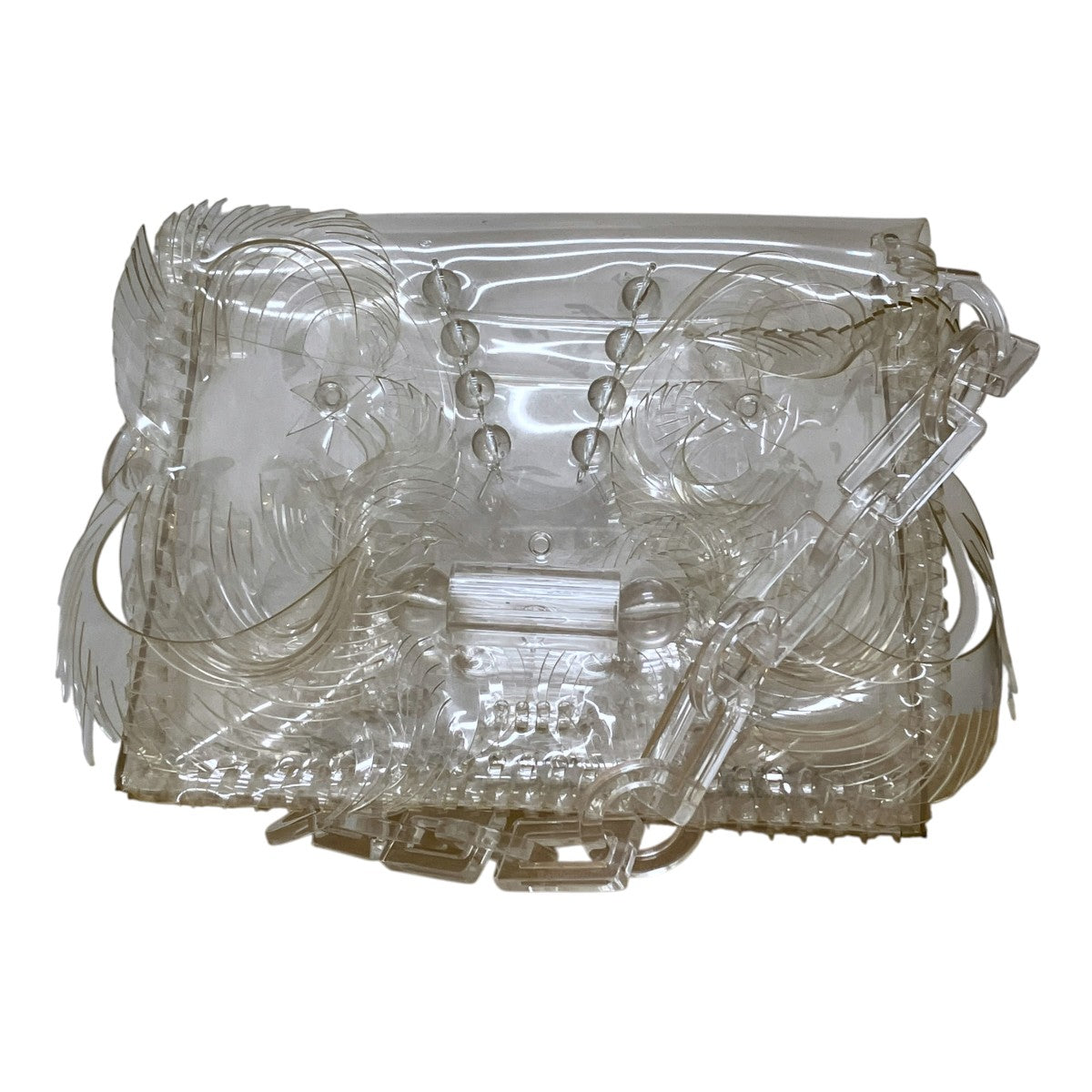 Transparent Sculptural Mini Chain Bag /MM-AC095