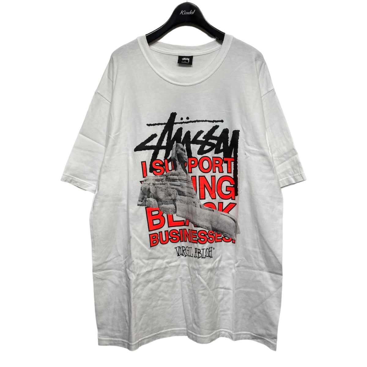 Stussy(ステューシー) 40周年　×Off-White　VIRGIL ABLOH WORLD TOUR Tシャツ ホワイト サイズ  12｜【公式】カインドオルオンライン ブランド古着・中古通販【kindal】