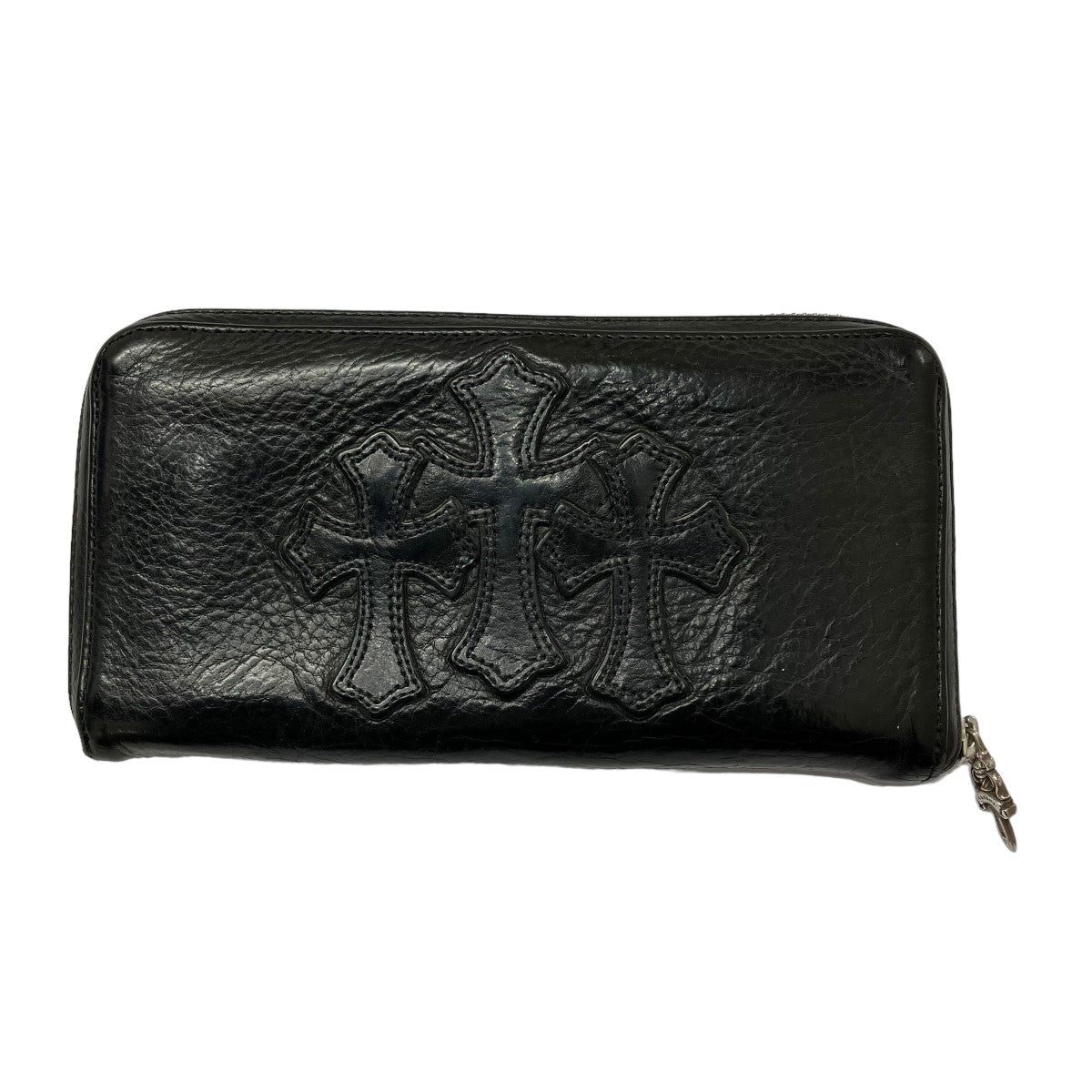 CHROME HEARTS(クロムハーツ) REC F ZIP 3セメタリークロス長財布 ブラック｜【公式】カインドオルオンライン  ブランド古着・中古通販【kindal】