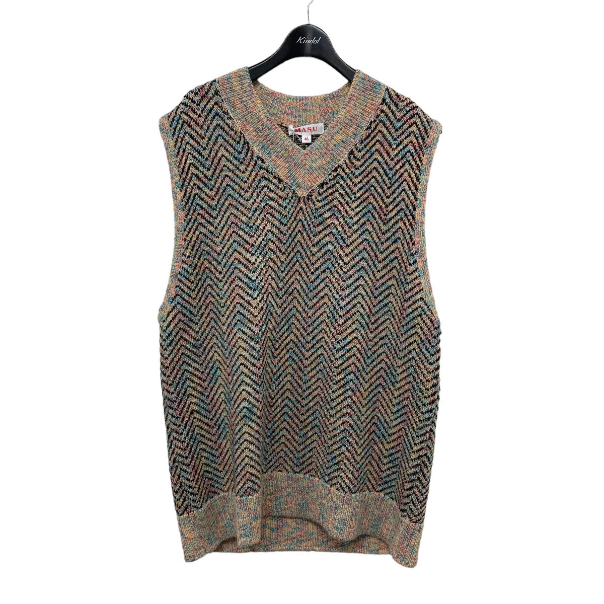 MASU(エムエーエスユー) 21AW　CANDY LONG KNIT VEST MCFW-KN0321 マルチカラー サイズ  15｜【公式】カインドオルオンライン ブランド古着・中古通販【kindal】