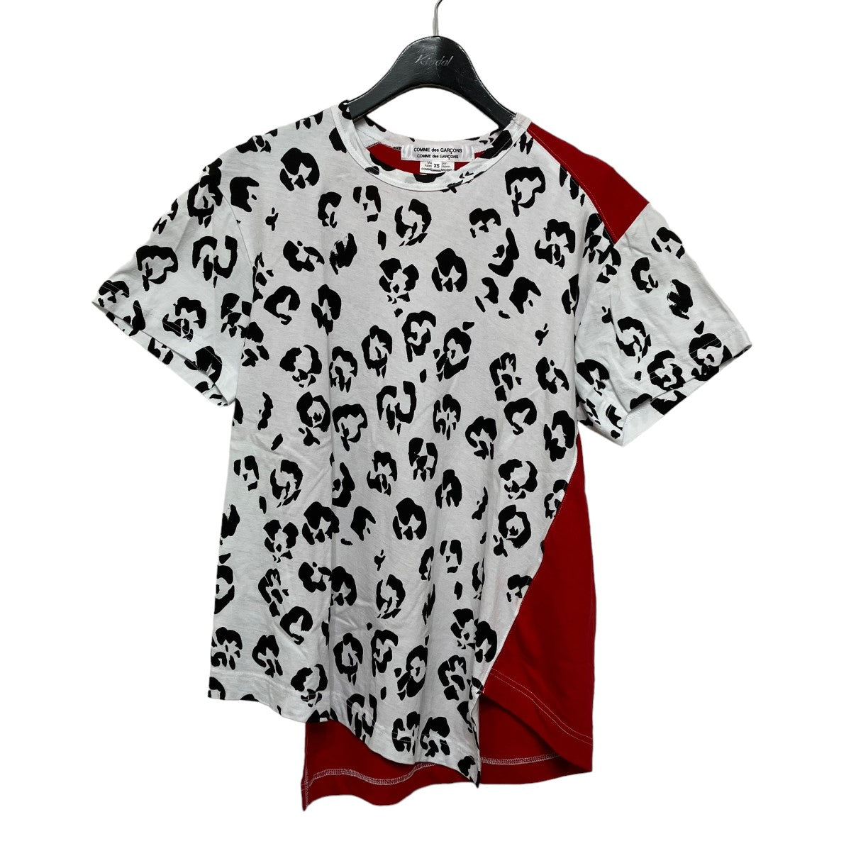 COMME des GARCONS COMME des GARCONS(コムデギャルソンコムデギャルソン) 23SSRosie McGuinness  切替TシャツRK-T010 RK-T010 ホワイト×レッド サイズ 18｜【公式】カインドオルオンライン ブランド古着・中古通販【kindal】