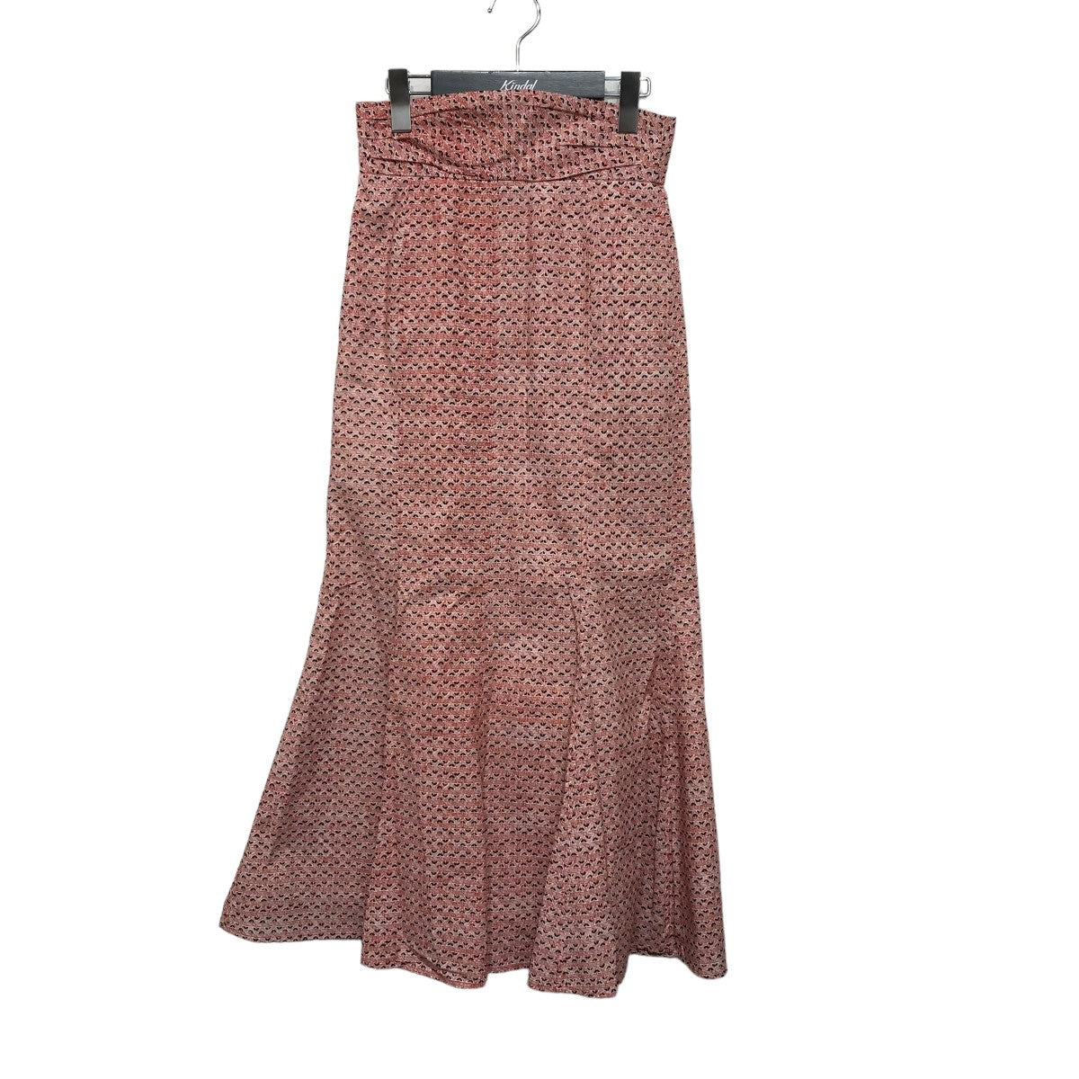 mame kurogouchi(マメ クロゴウチ) Crane Pattern Hand Printed Skirt 