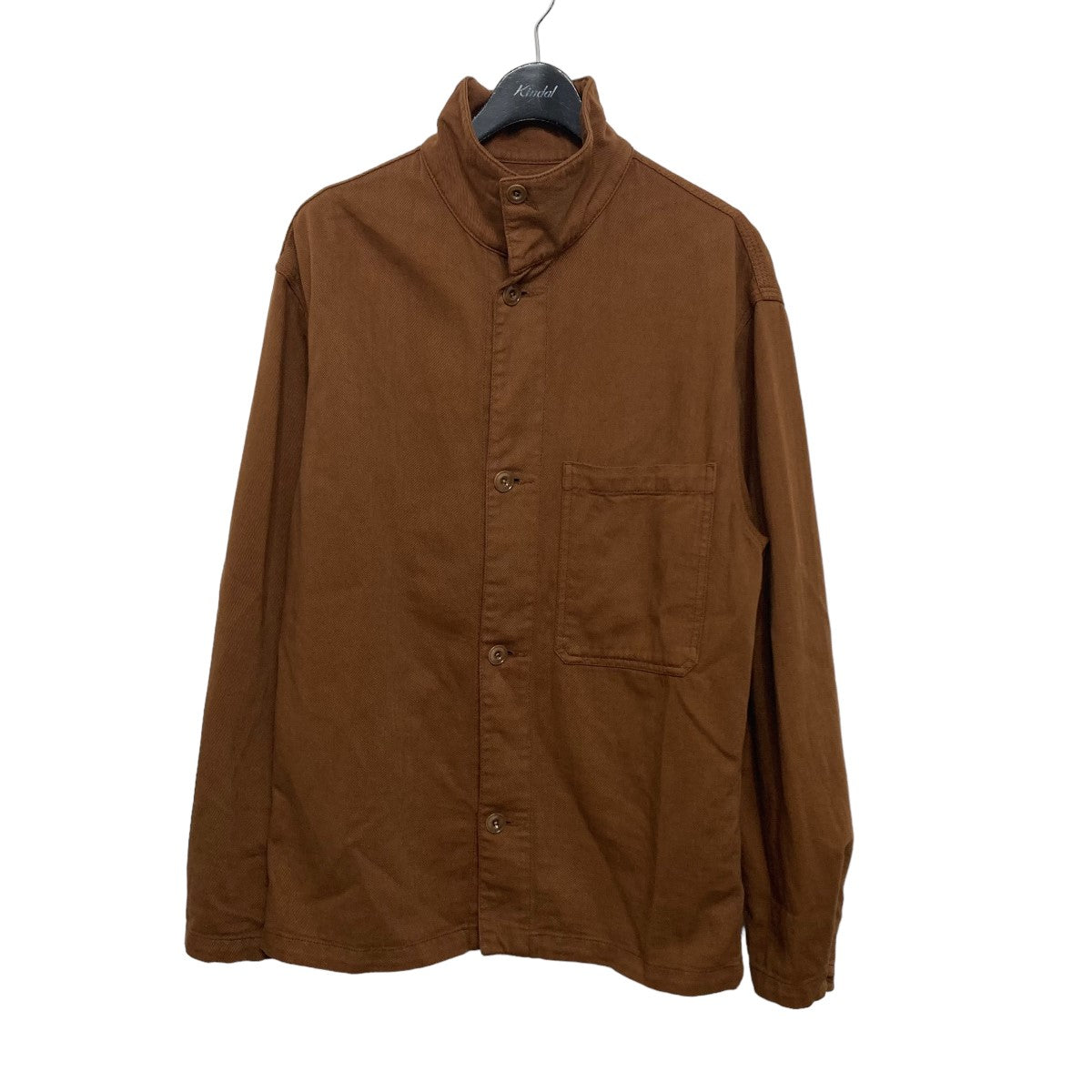 LEMAIRE(ルメール) STAND COLLAR OVERSHIRT OW326 LD087 ブラウン 