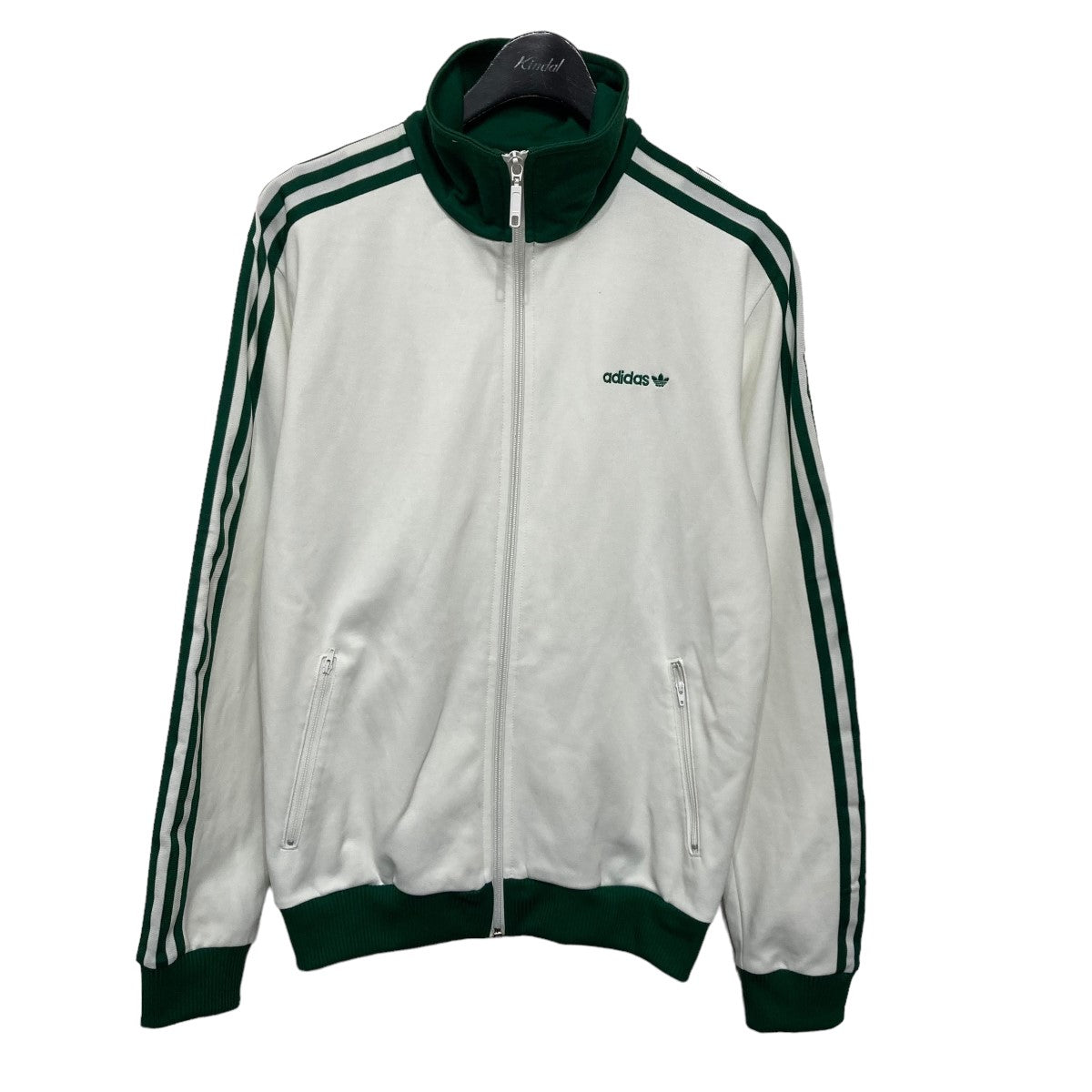 adidas(アディダス) トラックジャケット 058736 ホワイト×グリーン 
