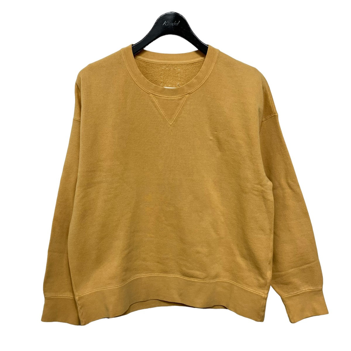 VISVIM(ビズビム) JUMBO SB SWEAT L S DMGDスウェット0124105010025 0124105010025 イエロー  サイズ 18｜【公式】カインドオルオンライン ブランド古着・中古通販【kindal】