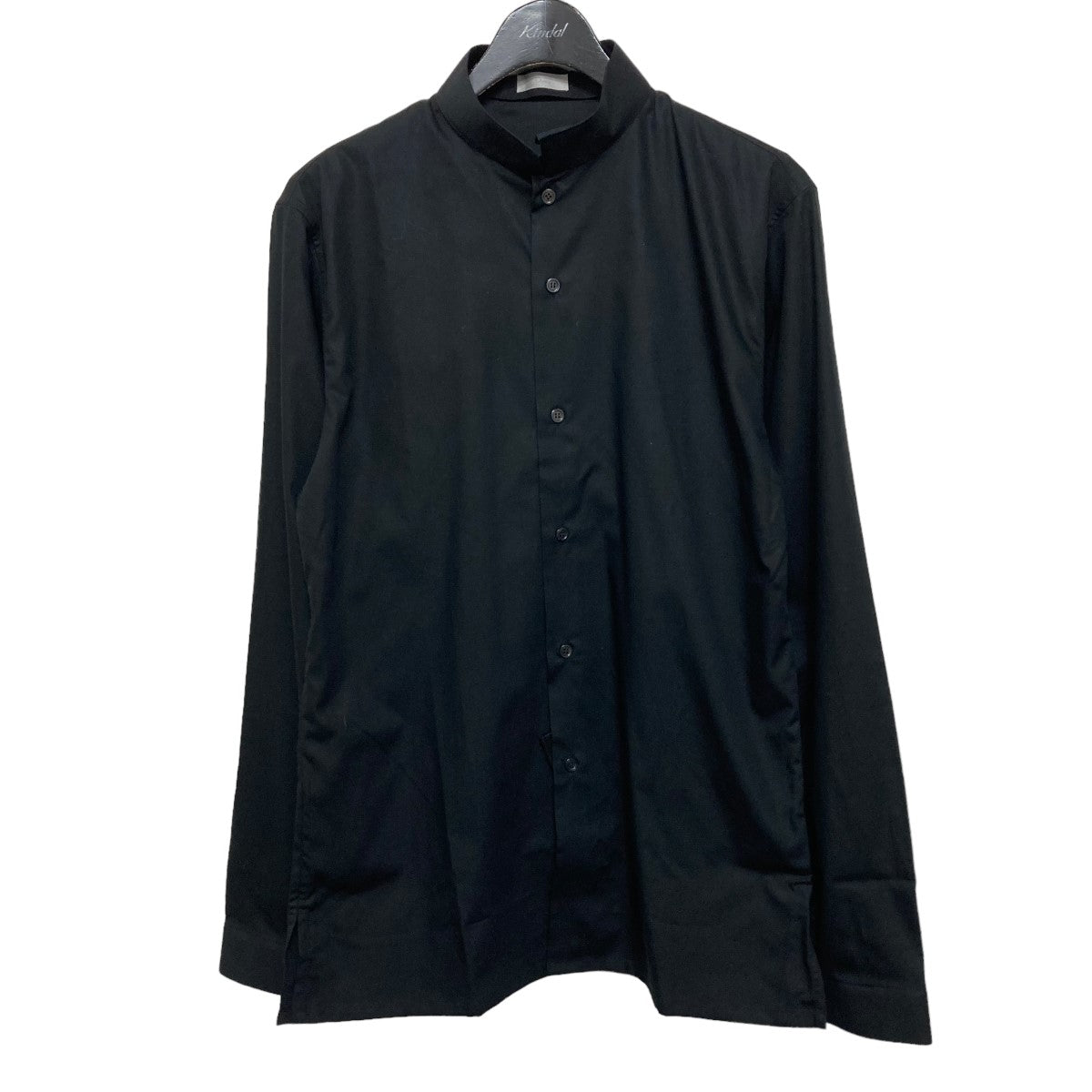 【新品爆買い】未使用 Dior シャツ ブラック 39 イタリア製　ディオール　オム黒　メンズ トップス