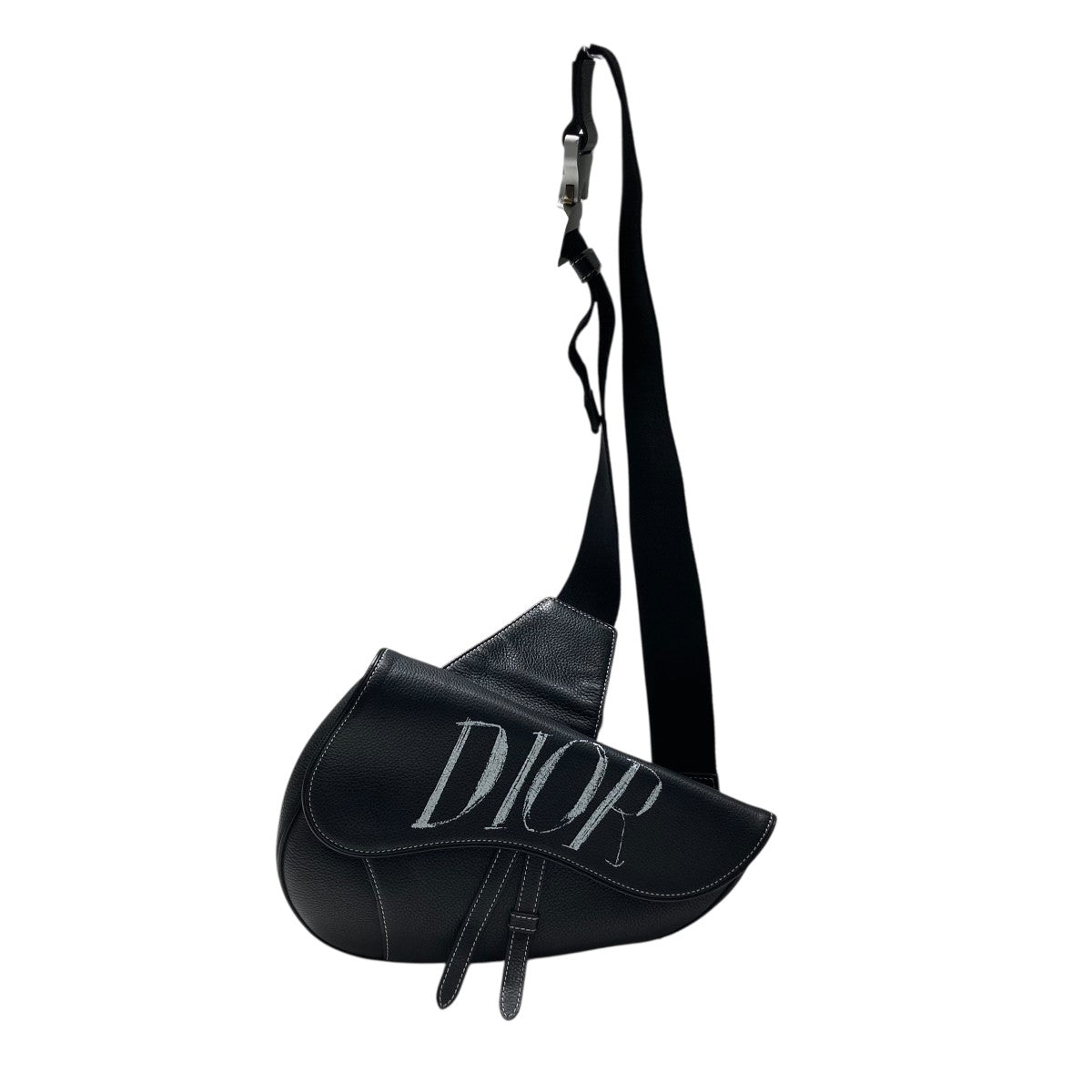 即日発送★Dior★ダークブルー ボディバッグ 22.5x15x5.5cm DIOR(ディオール) アレックス・フォックストンサドルボディﾊﾞｯｸﾞ