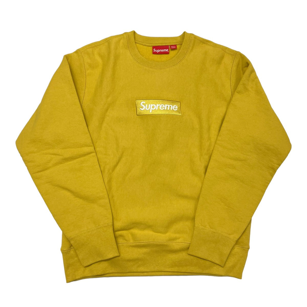 Supreme(シュプリーム) 18AWボックスロゴスウェット イエロー サイズ M｜【公式】カインドオルオンライン  ブランド古着・中古通販【kindal】