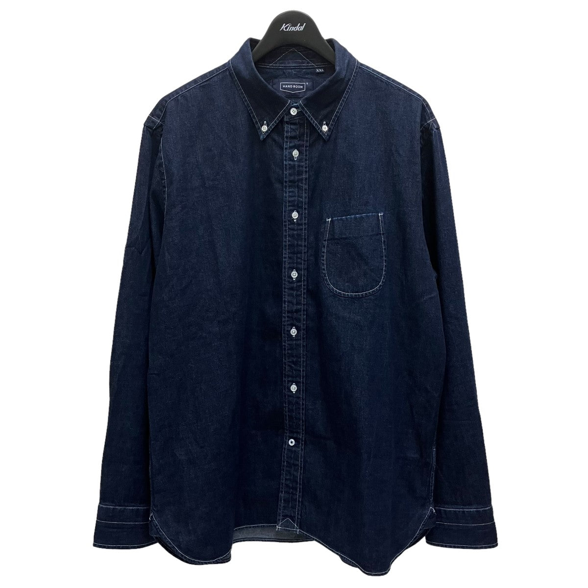 HAND ROOM(ハンドルーム) 8oz DENIM BUTTON DOWN SHIRTSデニムシャツ8023-1108 8023-1108  インディゴ サイズ L｜【公式】カインドオルオンライン ブランド古着・中古通販【kindal】