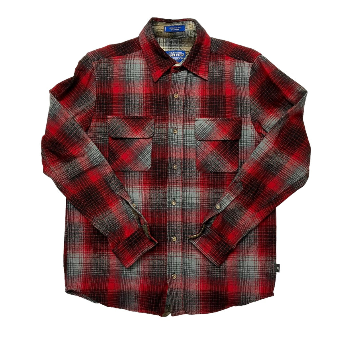 PENDLETON×stussy オンブレチェックチェックシャツ レッド サイズ M｜【公式】カインドオルオンライン  ブランド古着・中古通販【kindal】