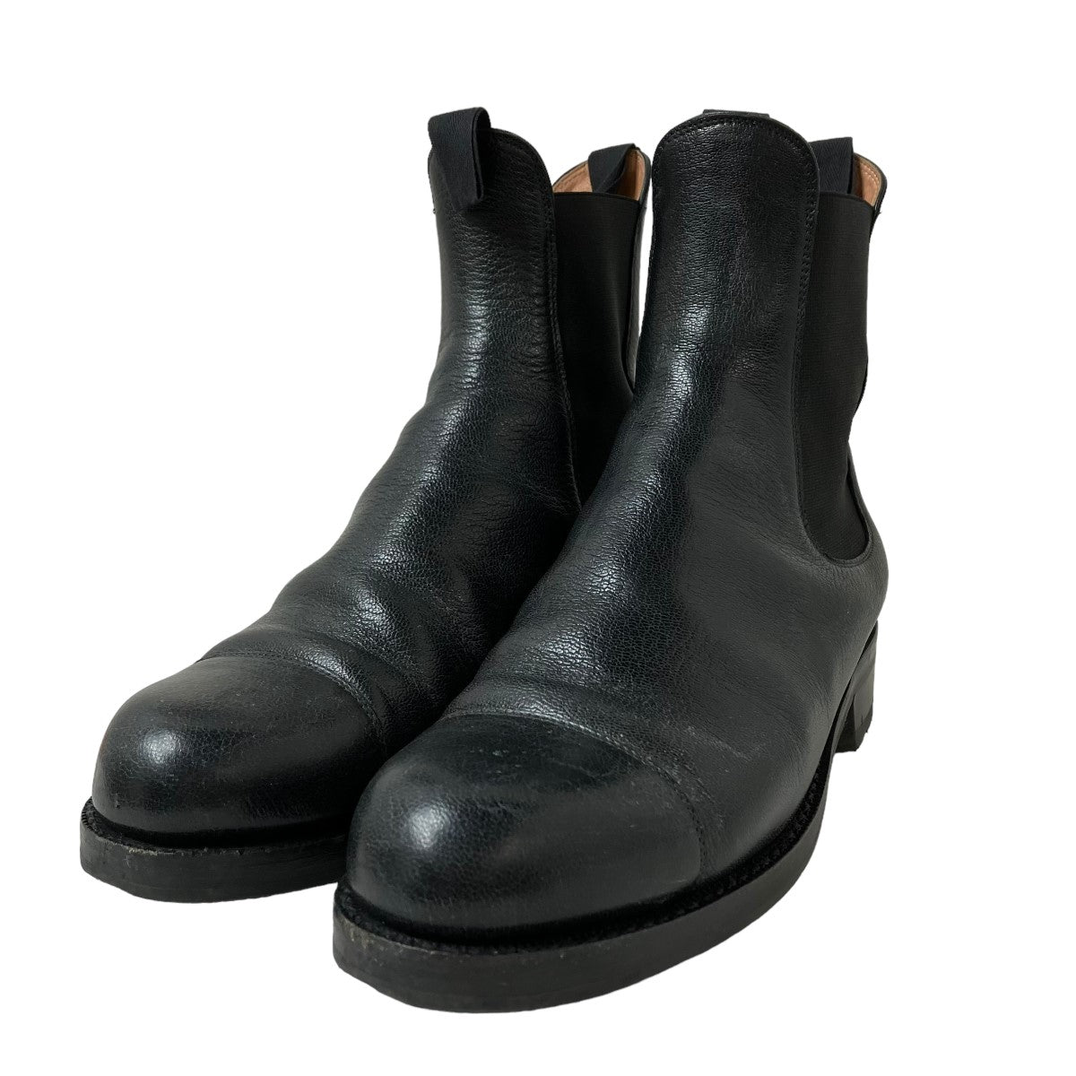 F．LLI Giacometti(フラテッリジャコメッティ) CAP-TOE SIDE GORE BOOTSサイドゴアブーツFG208 FG208  ブラック サイズ 41｜【公式】カインドオルオンライン ブランド古着・中古通販【kindal】