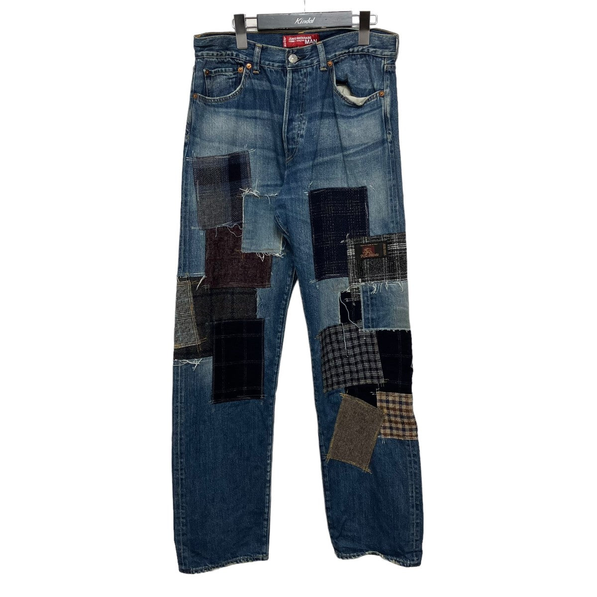 LEVI’S×CDG JUNYA WATANABE MAN パッチワーク リペア加工デニムデニムパンツWH-P901 WH-P901 インディゴ  サイズ L｜【公式】カインドオルオンライン ブランド古着・中古通販【kindal】