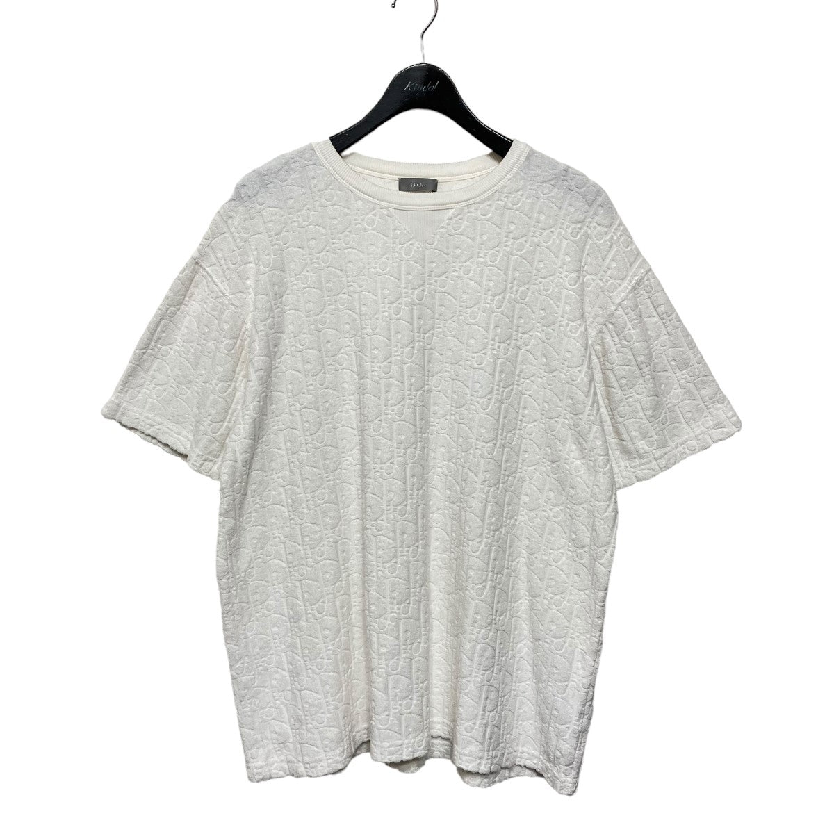 DIOR(ディオール) オブリークジャガードパイルTシャツ 113J692A0614 113J692A0614 ホワイト サイズ  XL｜【公式】カインドオルオンライン ブランド古着・中古通販【kindal】