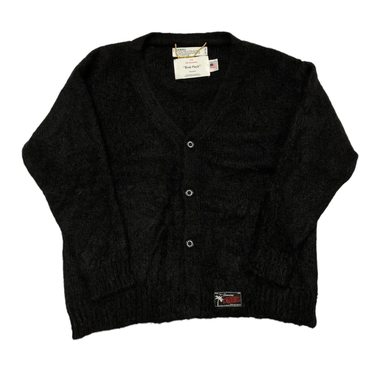 DAIRIKU(ダイリク) Molly Mohair Knit Cardiganカーディガン21AW K-4 21AW K-4 ブラック サイズ  F｜【公式】カインドオルオンライン ブランド古着・中古通販【kindal】