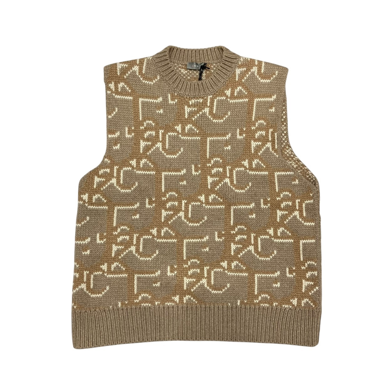 Oversized Sleeveless Sweaterニットベスト283M654AT357