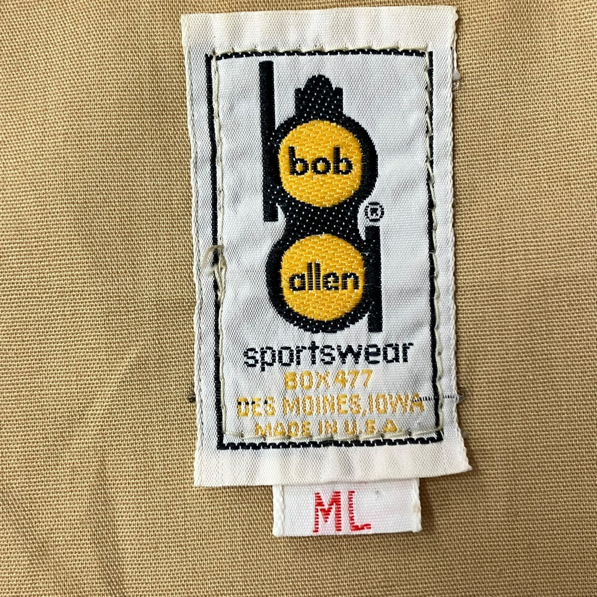 USED 〜80s BOB ALLEN シューティングベスト 古着・中古-8枚目のアイテム画像