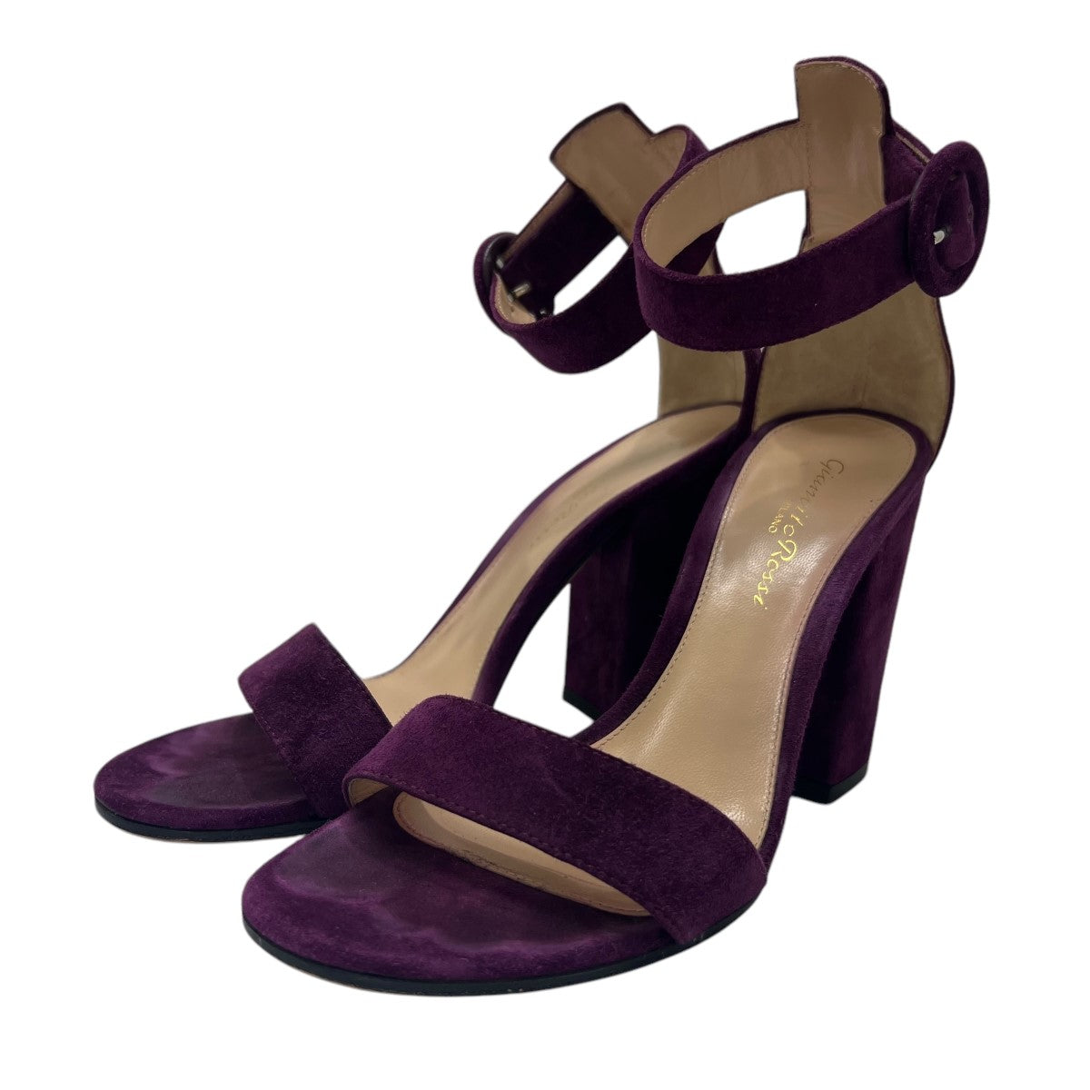 Gianvito Rossi（ジャンヴィトロッシ）サンダル 紫 サイズ:EU36(22.5cm  