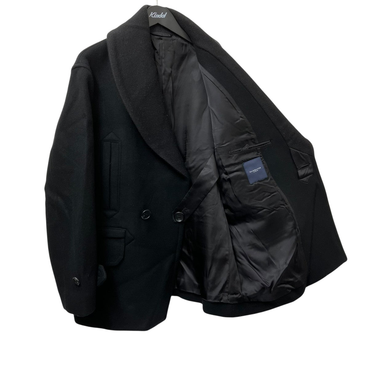 メルトンウール ショールカラー PコートRM232-022