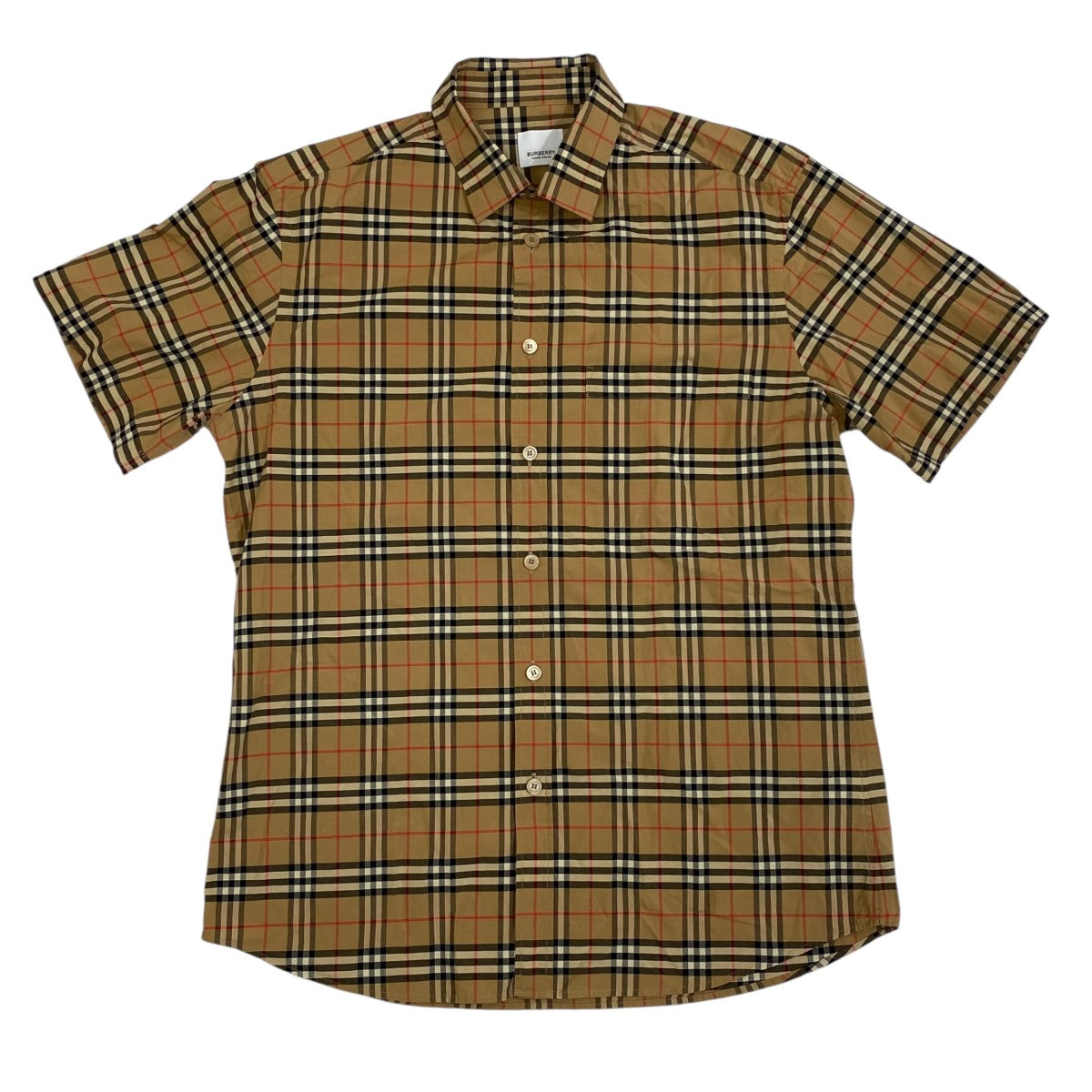 BURBERRY 半袖チェックシャツ8020965 古着・中古-1枚目のアイテム画像