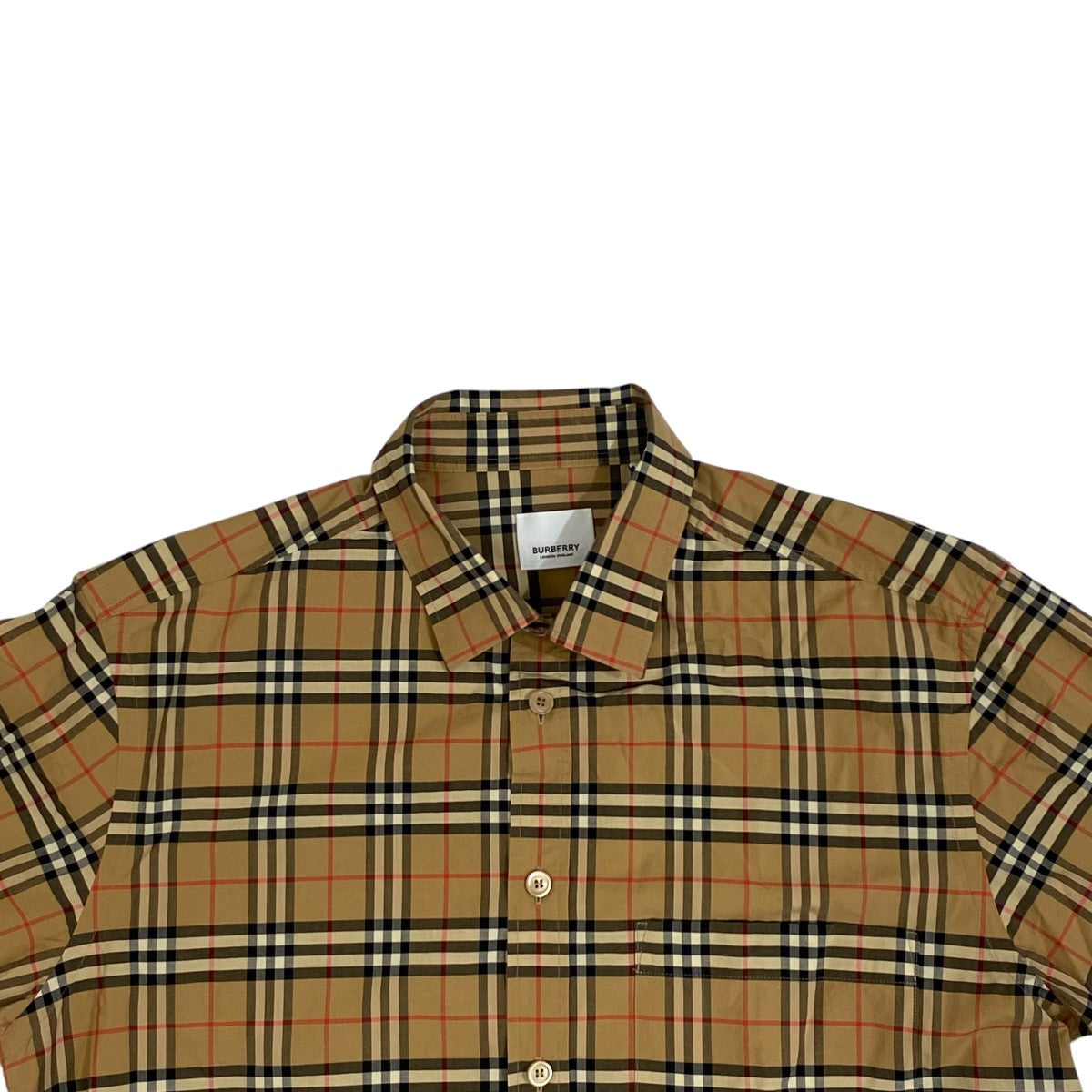 BURBERRY 半袖チェックシャツ8020965 古着・中古-3枚目のアイテム画像