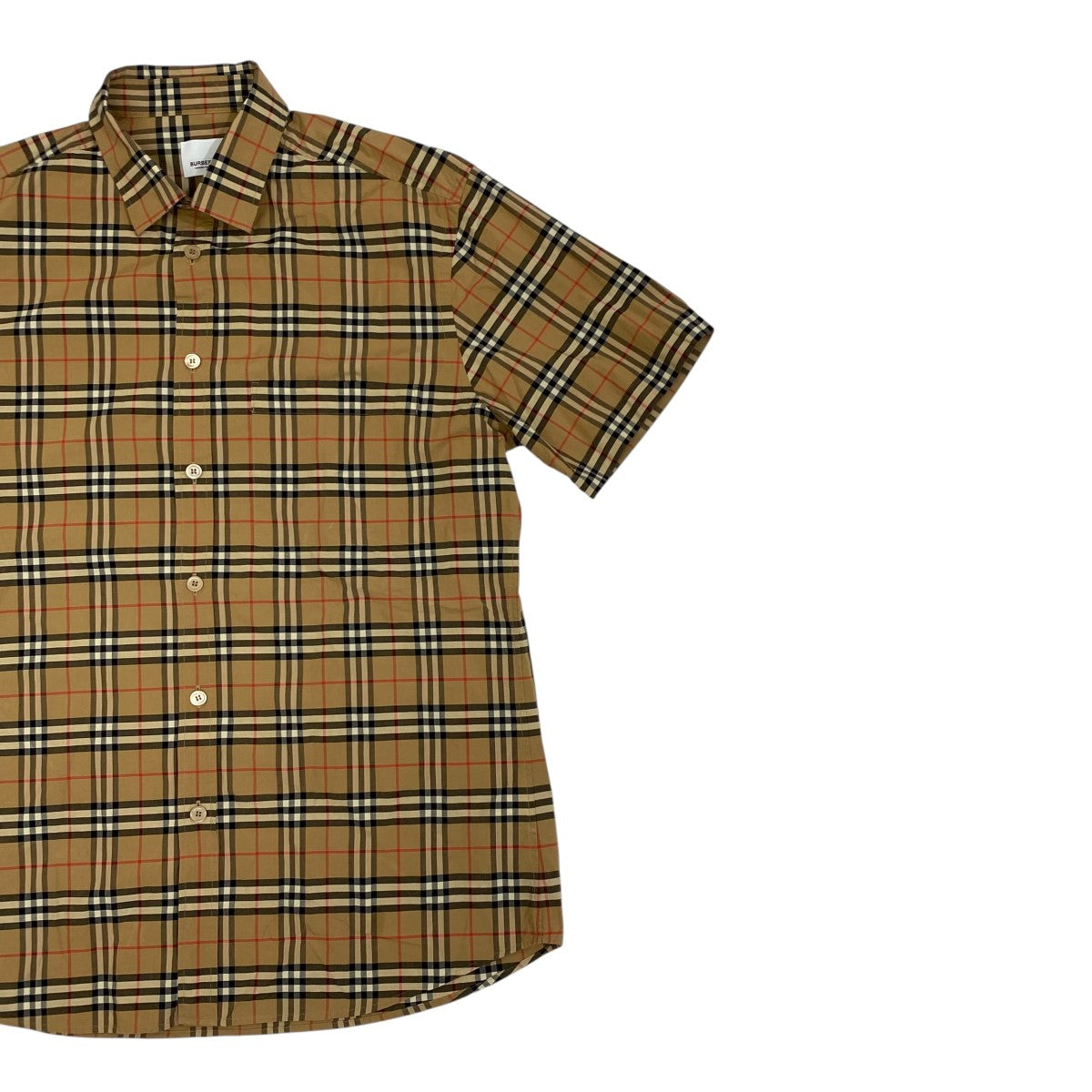 BURBERRY 半袖チェックシャツ8020965 古着・中古-5枚目のアイテム画像