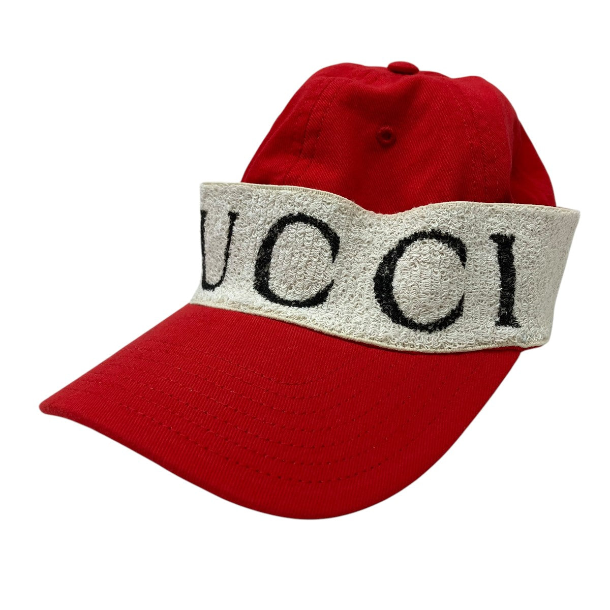 GUCCI ヘッドバンド付きロゴ キャップ492545 古着・中古-1枚目のアイテム画像