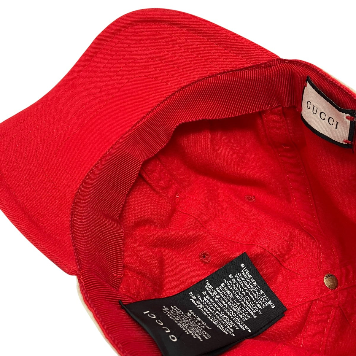 GUCCI ヘッドバンド付きロゴ キャップ492545 古着・中古-7枚目のアイテム画像
