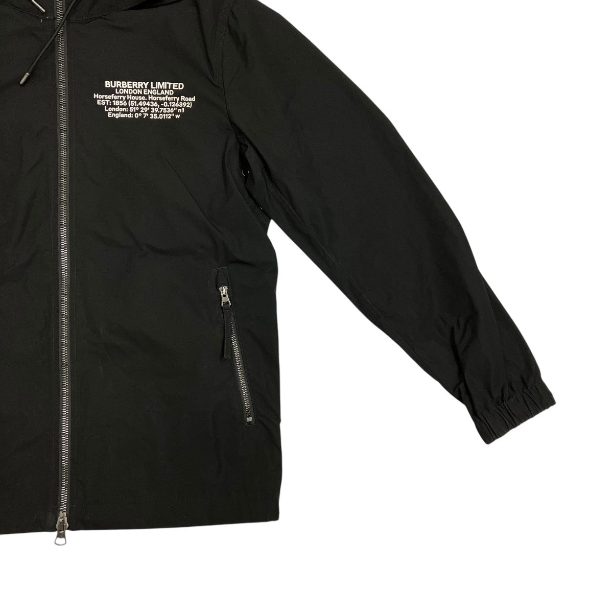 BURBERRY LONDON ロケーションプリントナイロンパーカー8043408 古着・中古-3枚目のアイテム画像