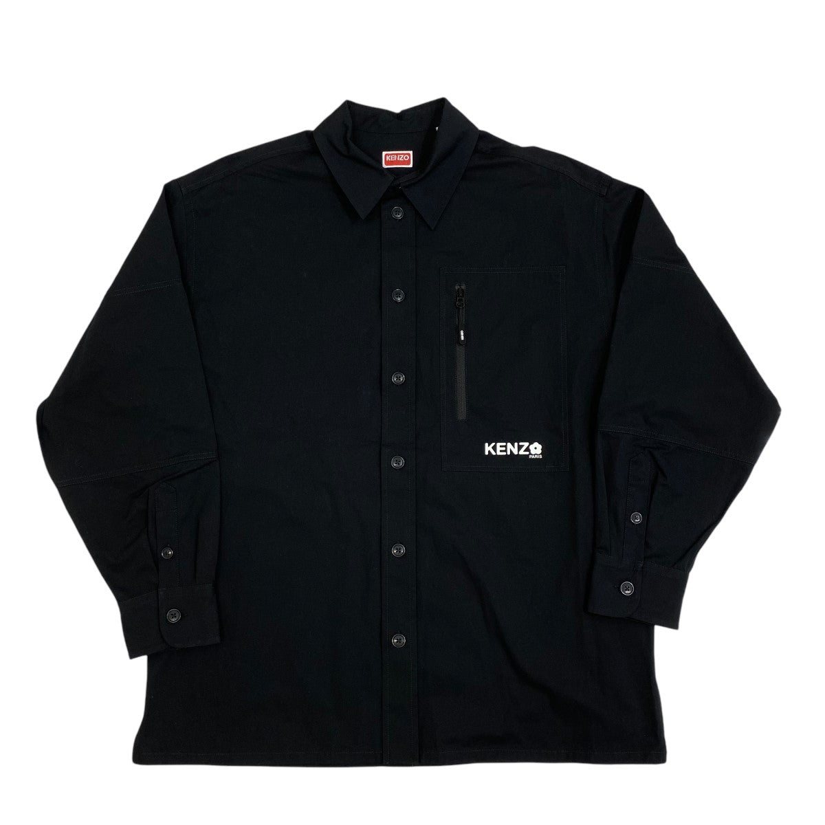 KENZO TECHNICAL OVERSIZE SHシャツFE65CH5059LP 古着・中古-1枚目のアイテム画像