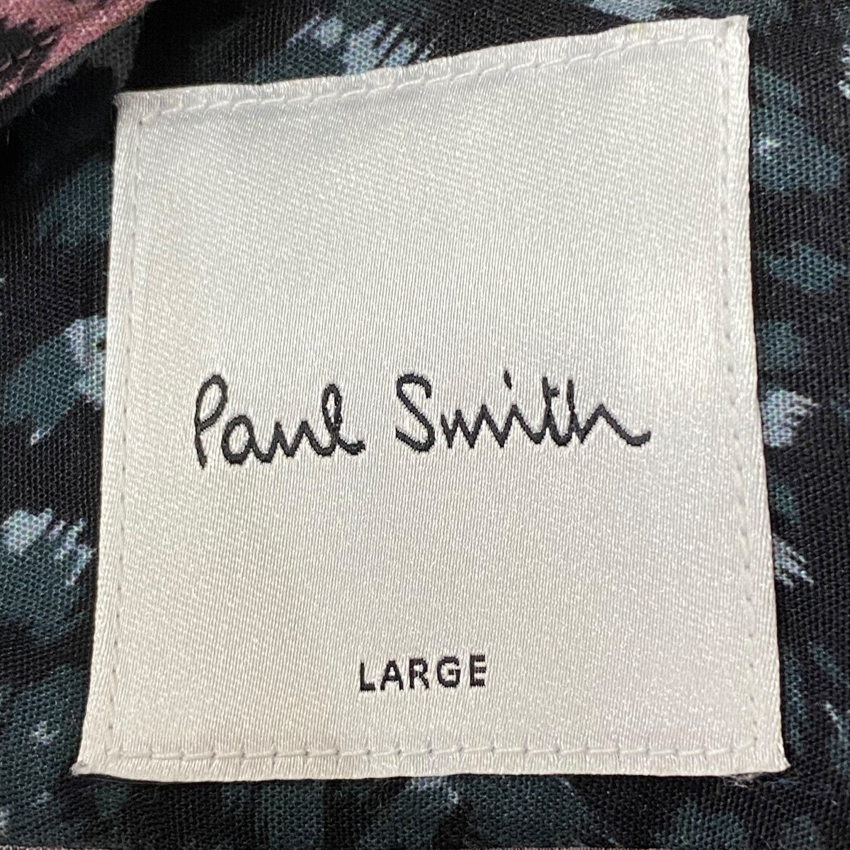 Paul Smith レオパード柄総柄シャツ153356 古着・中古-7枚目のアイテム画像