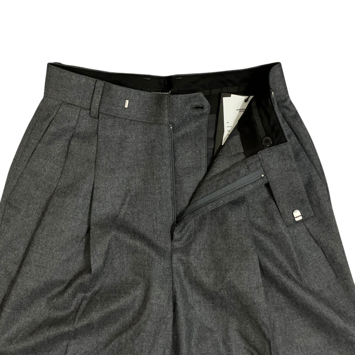 UNDERCOVER ウール2タックパンツUC2D8501 古着・中古-4枚目のアイテム画像