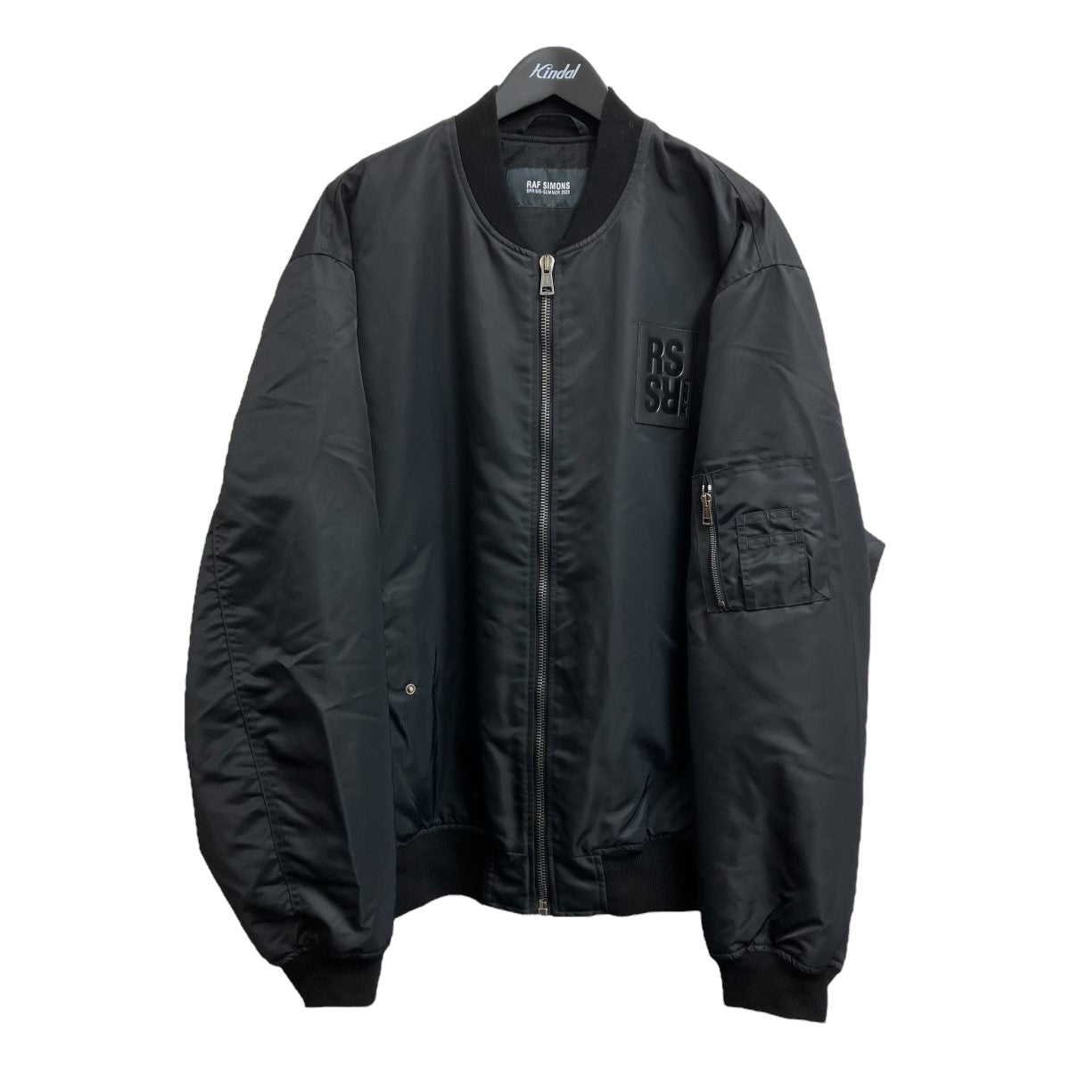 モスキートジャケット　古着　ヘルムートラング　ラフシモンズ RAF SIMONS(ラフシモンズ) Classic bomber with leather patch